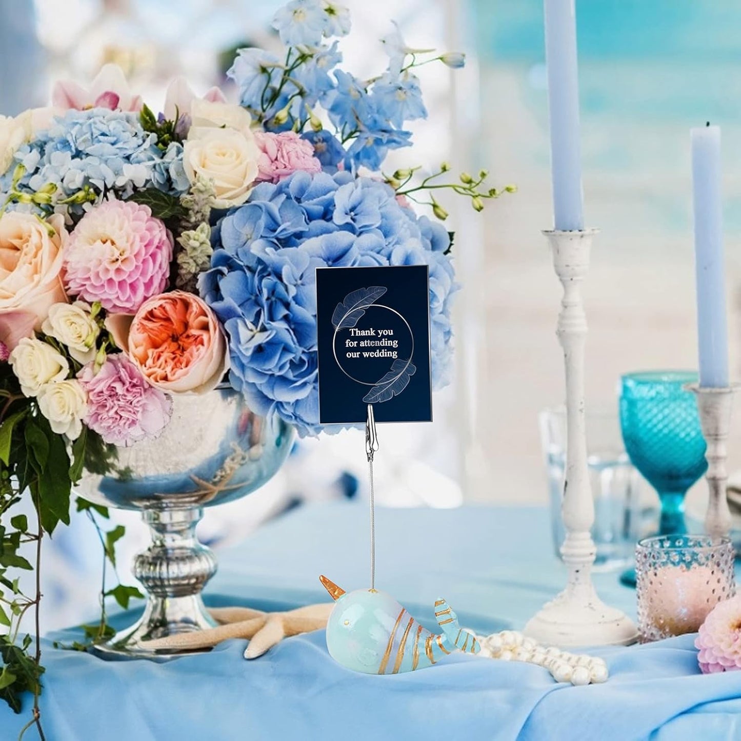 40 PCS Metal Wire Long-Tailed Alligator Clamp Photo Clip Holder - Alligator Clips for Crafts, DIY Card, Photo, Memo Holder (6Inch/150Mm)