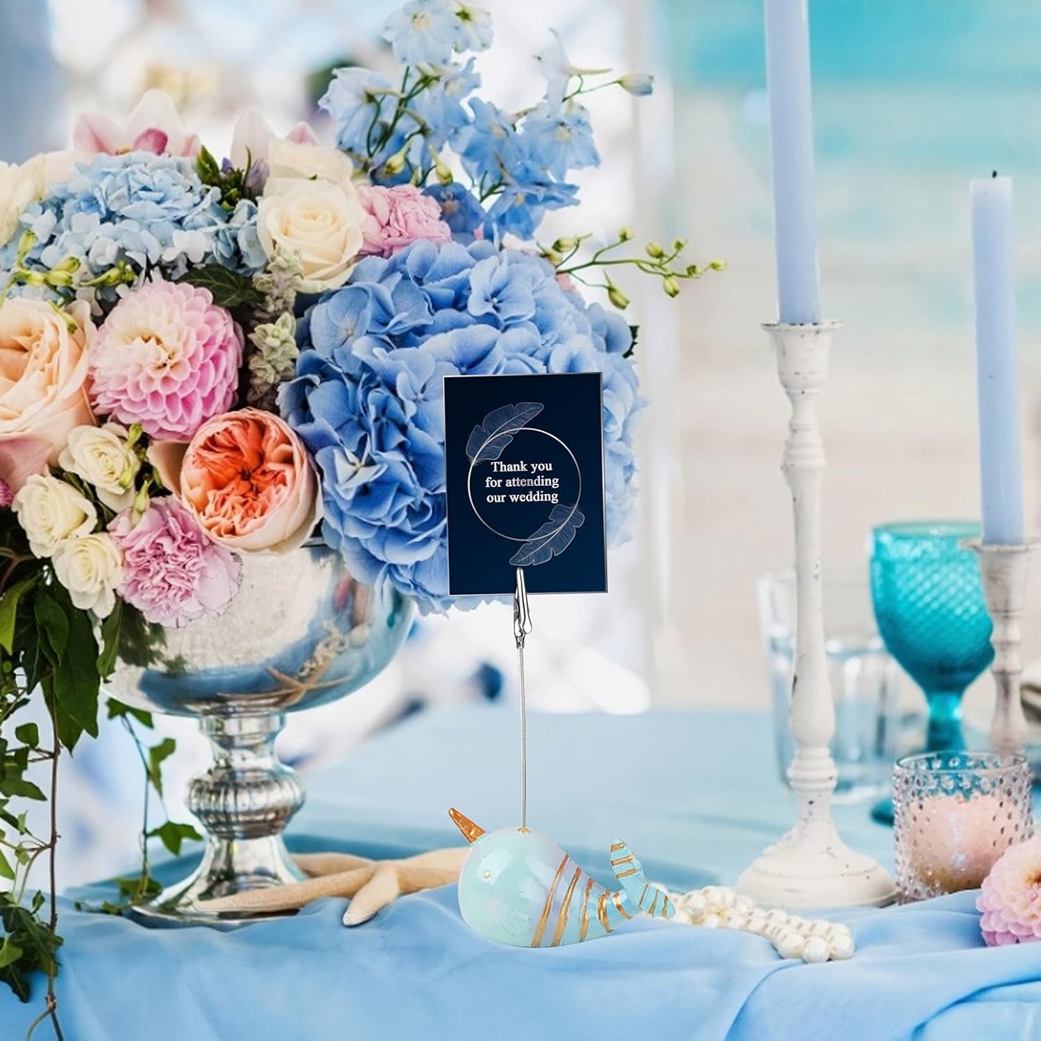 40 PCS Metal Wire Long-Tailed Alligator Clamp Photo Clip Holder - Alligator Clips for Crafts, DIY Card, Photo, Memo Holder (6Inch/150Mm)