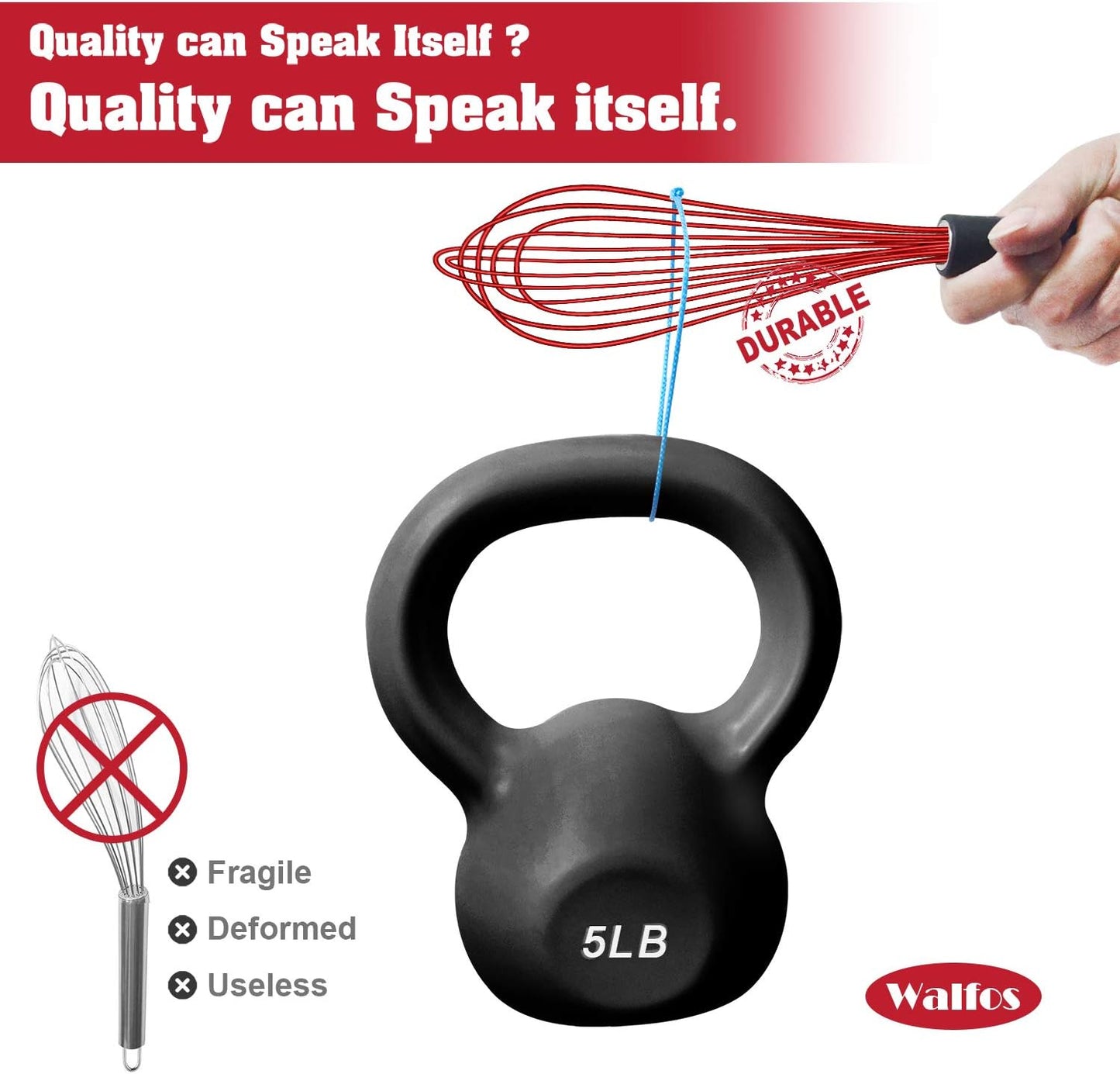 Silicone Whisk,12 Inch Red Whisk,Whisks for Cooking Non-Scratch Coated Kitchen Whisks.Perfect for Blending, Whisking, Beating, Frothing & Stirring.Dishwasher Safe.(1Pcs)