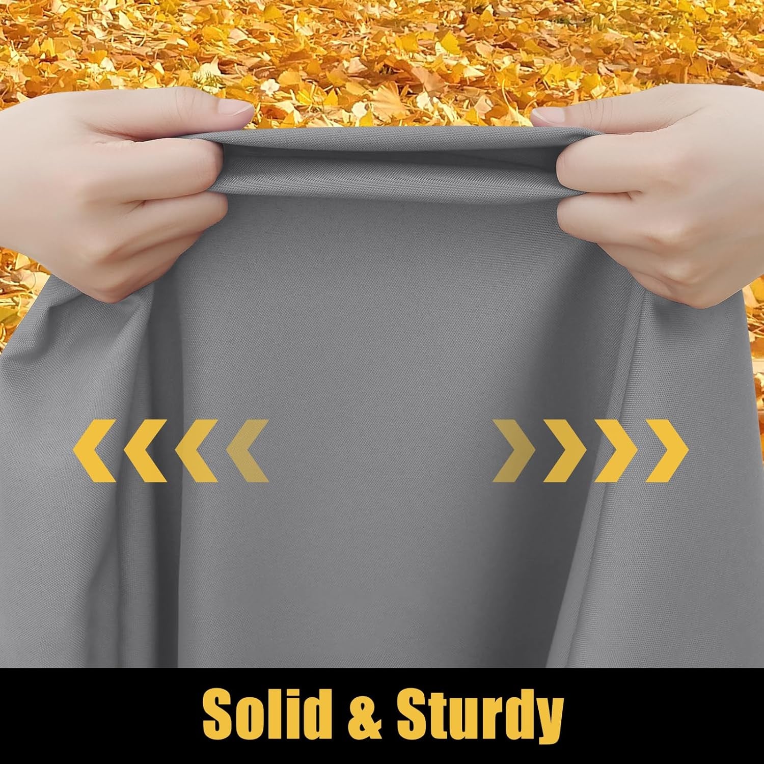 2 Pack Rectangle Picnic Table Cloth, Waterproof Elastic Fitted Tablecloths, Washable Polyester Rectangular Patio Table Cover for Camping, Indoor and Outdoor (Grey, 30"X48")