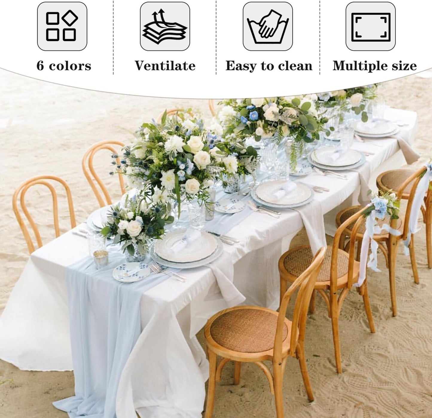 Rectangle Pink Tablecloths - 6 Pack, 70 x 120 Inches - Reusable and Washable Polyester Covers for 6-8 Ft Tables, Ideal for Weddings, Parties, and Banquets