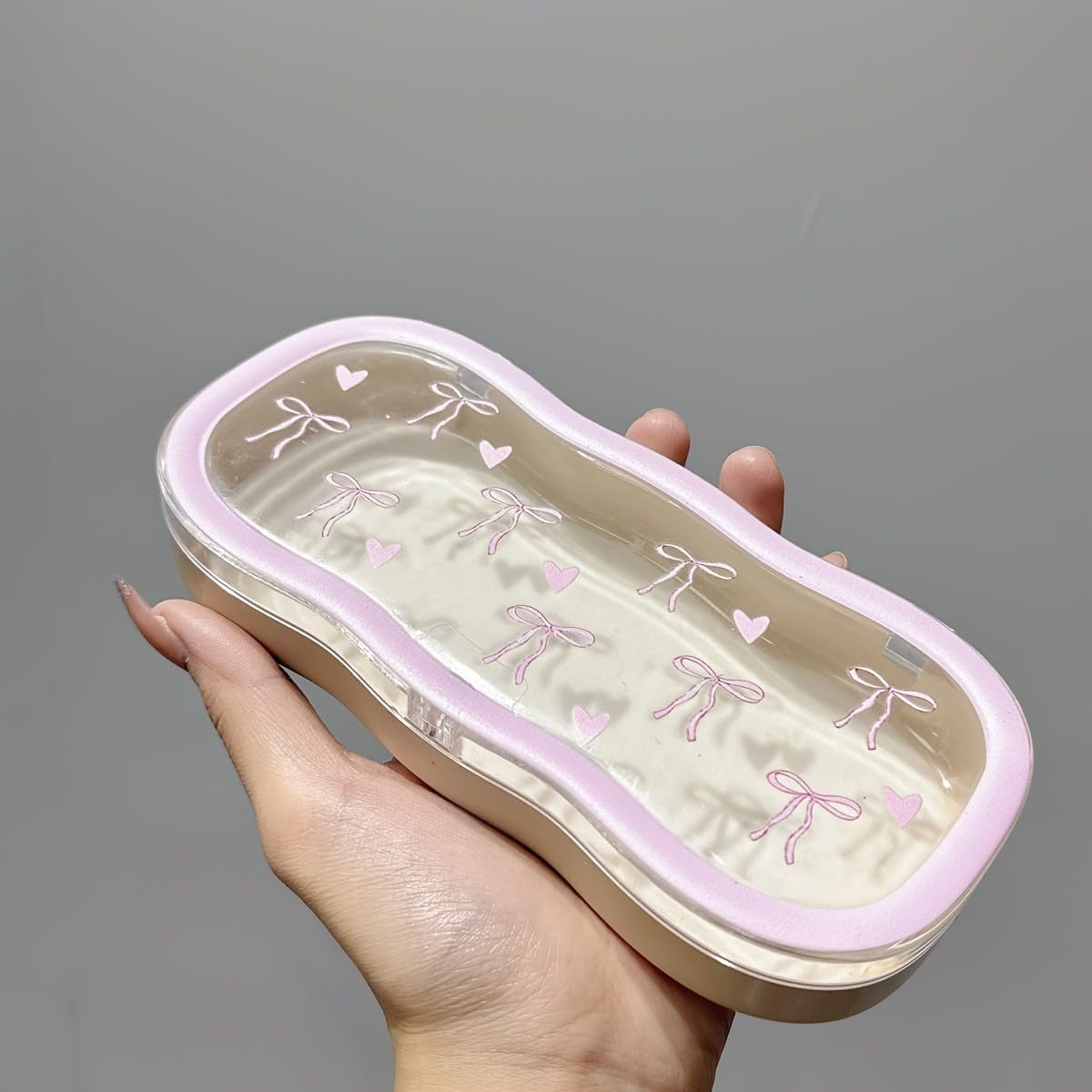 Glasses Case Hard Shell, Clear Eyeglass Case, Cute Holder for Sunglasses and Reading Glasses