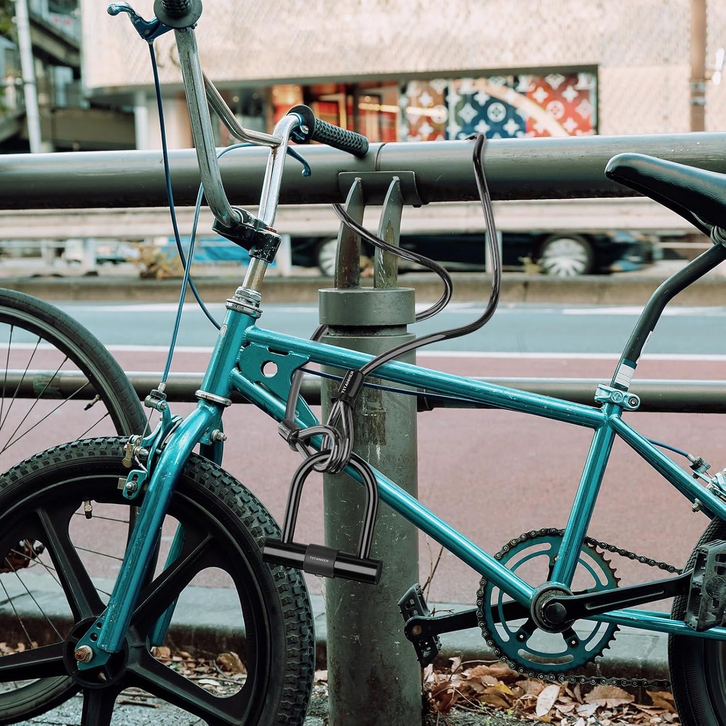 Bike Lock Cable,12Mm Thick Security Cable with Loops Heavy Duty Steel Cable Vinyl Coated Bike Cable Lock Security Chain (4Ft, 7Ft, 15Ft, 30Ft)