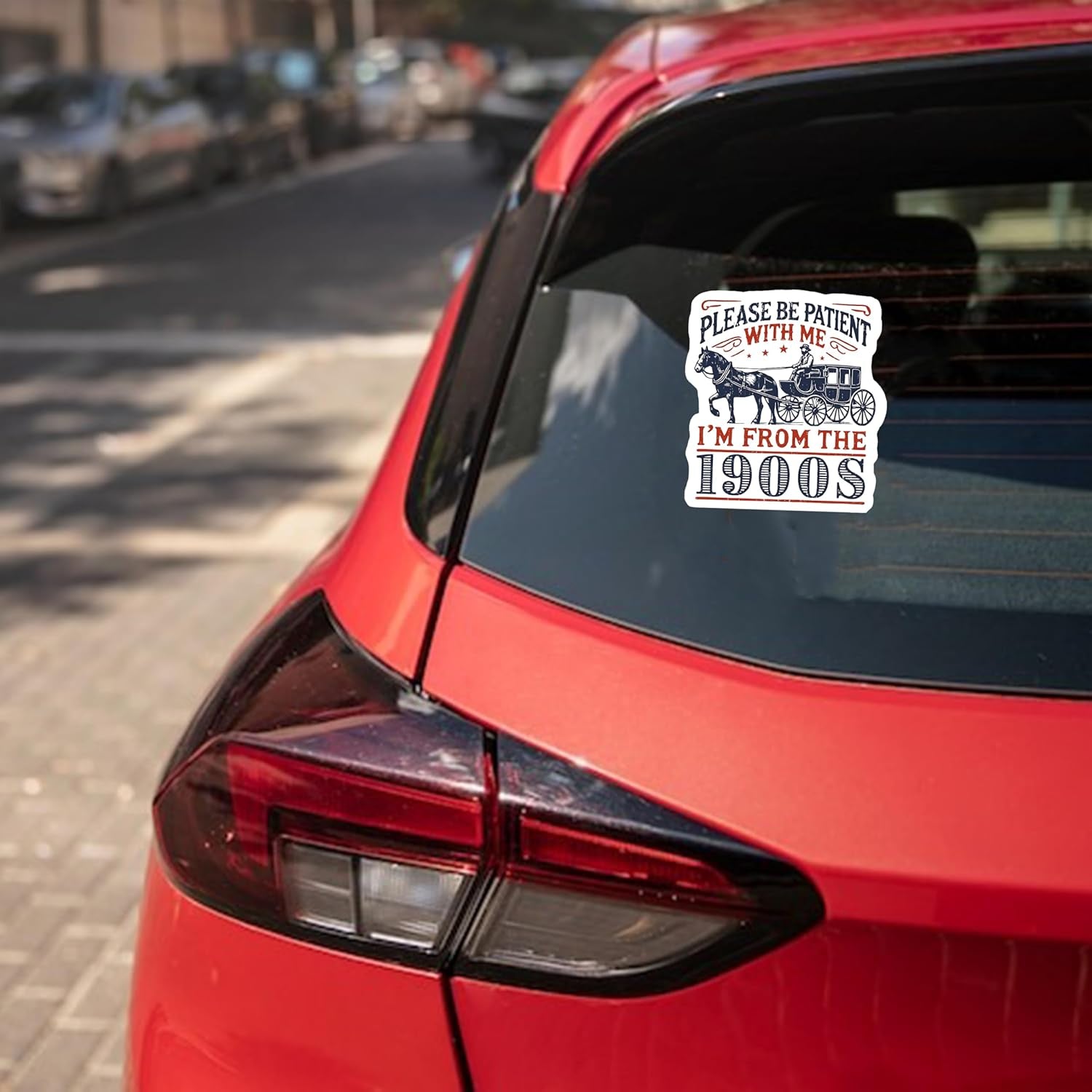 Pack 3PCS 3 Inches - Be Patient with Me I'M from the 1900S Stickers, Be Patient I'M from the 1900S, Stickers for Patients, Funny Laptop Decal, Coworker Magnet, Water Bottle Decal, Bosses Day Sticker