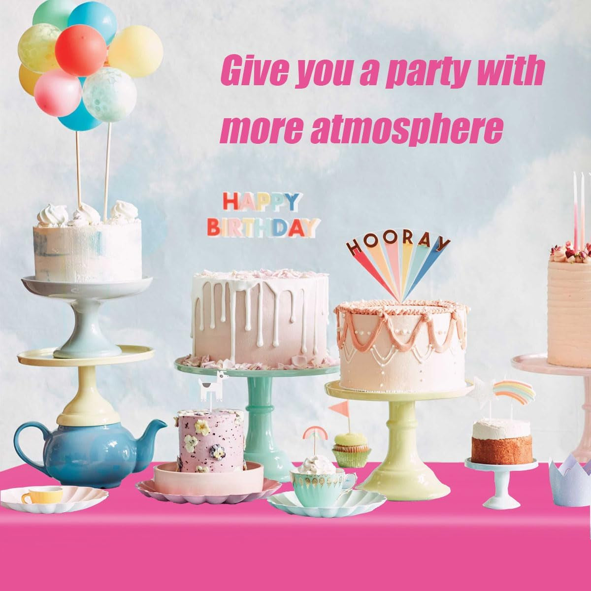 Silver 3 Pack Premium Disposable Plastic Tablecloth for Parties 54 Inch X 108 Inch Rectangle Table Cover 6 to 9 Foot Tables for Birthdays Thanksgiving Weddings Christmas Anniversary Buffet Table