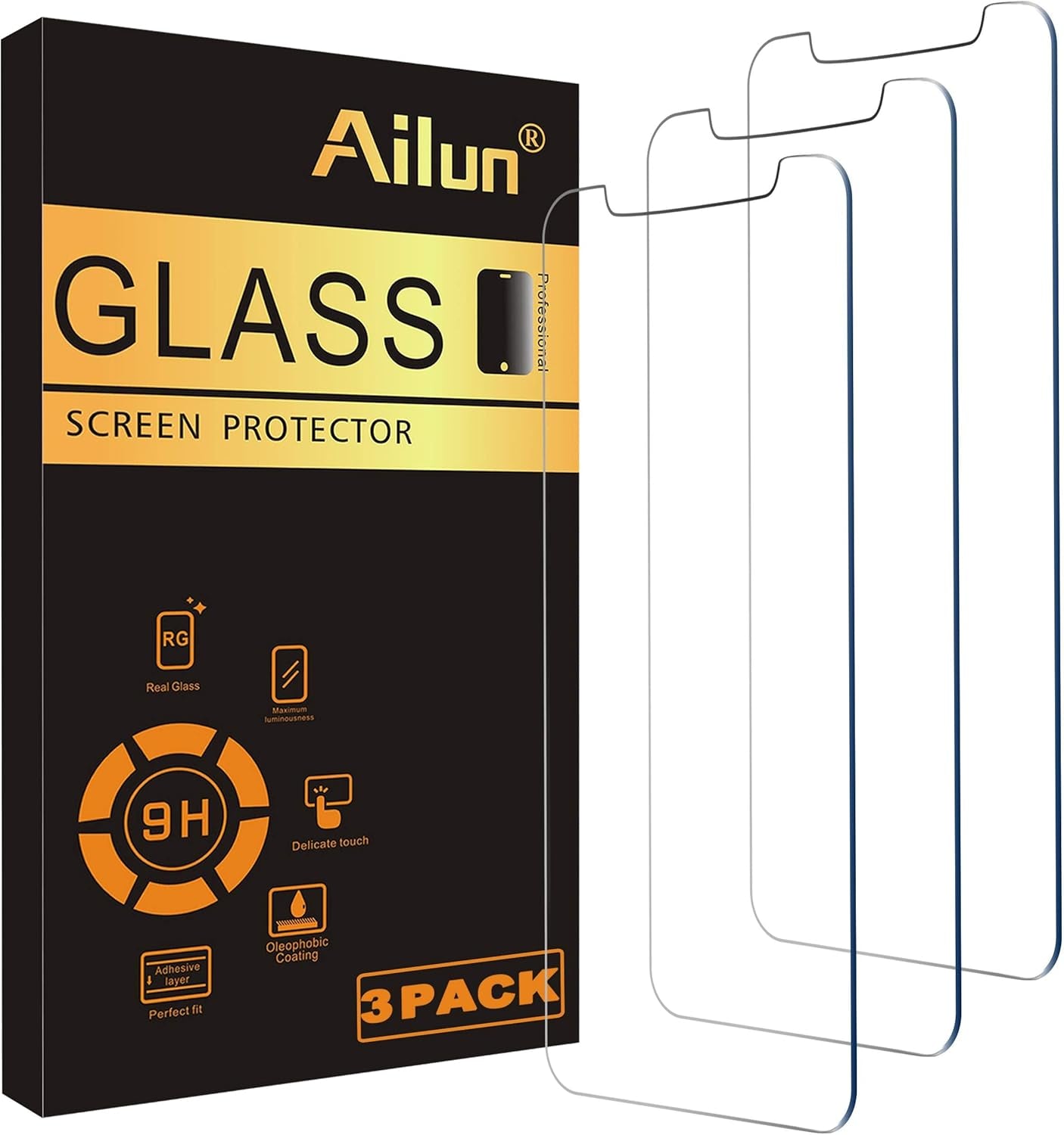 Glass Screen Protector Compatible for Iphone 11/Iphone XR, 6.1 Inch 3 Pack and Privacy Screen Protector Compatible for Iphone 11/Iphone XR 6.1Inch 2 Pack