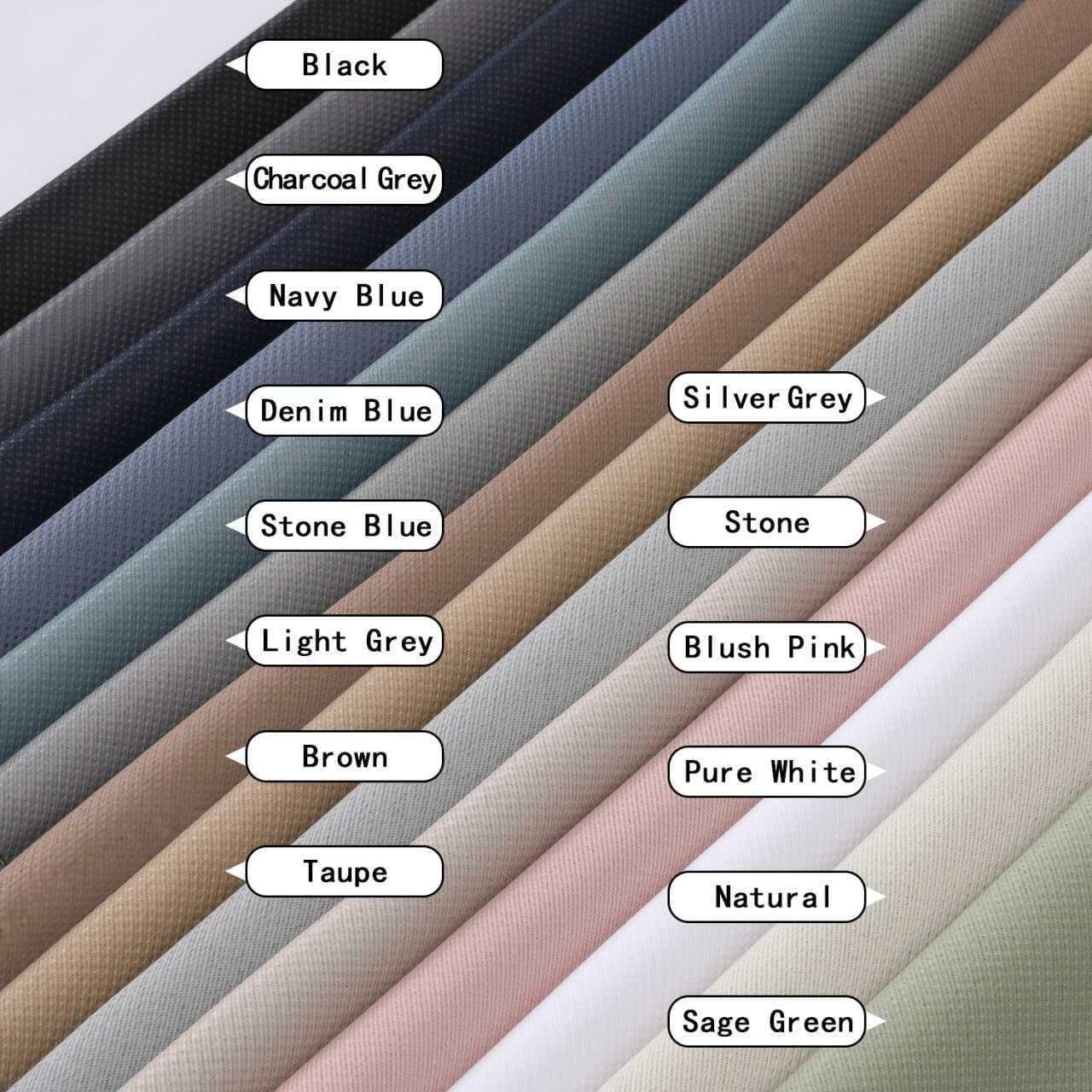 Dot Black Blackout Curtains for Bedroom 63 Inch Length 2 Panels Set, Thermal Insulated Energy Saving Noise Reducing Rod Pocket Back Tab Window Curtain Drapes, Each 40Wx63L