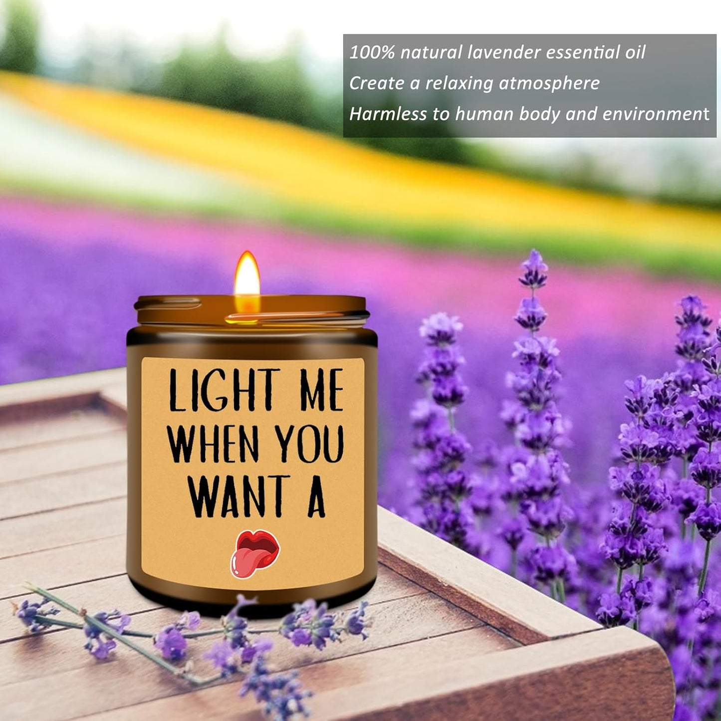 Birthday Gifts for Men, Gifts for Boyfriend, Anniversary Valentines Engagement Romantic Gift for Him, Fiance, Husband Boyfriend from Wife Girlfriend, Funny Sandalwood Scented Candles for Men