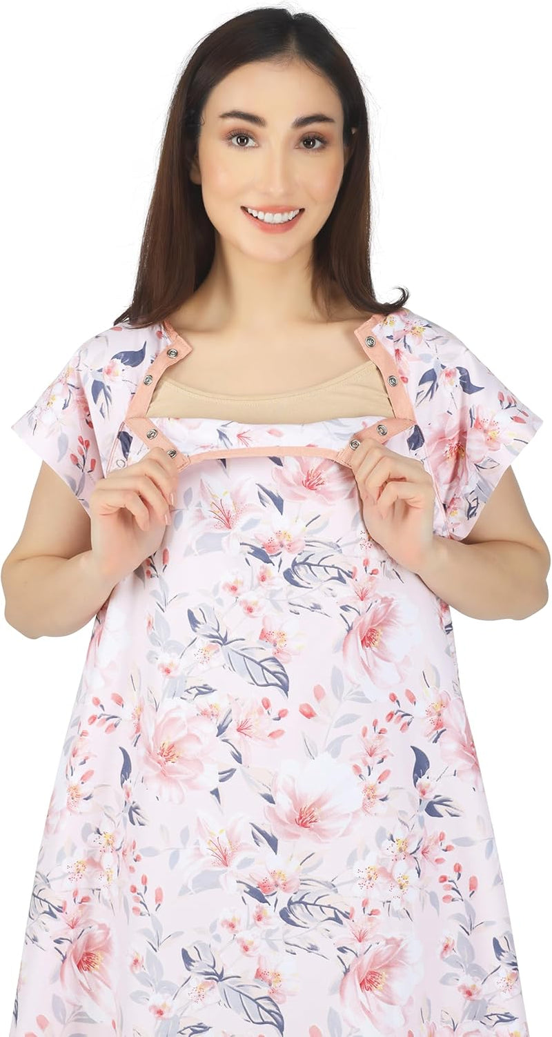 Women'S Hospital Gown Soft and Stylish Patient Gown