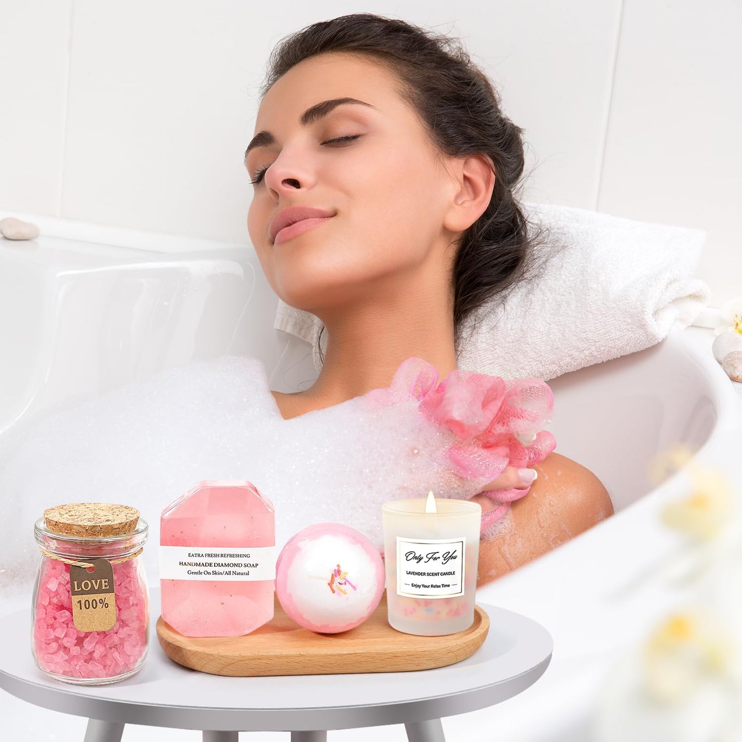 Gifts for Women, Birthday Gifts for Women Friendship, Relaxing Spa Gift Basket Set, Self Care Gifts for Women Mom Best Friends Sister Wife, Teacher Nurse Appreciation Gifts