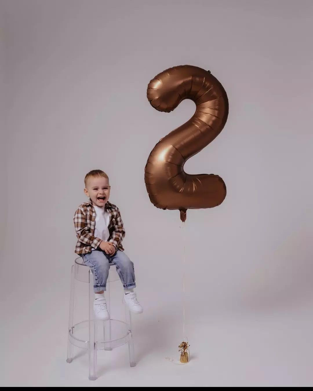 Dark Brown Number Balloon 40 Inch, Coffee Brown 0 Number Balloons, 10 20 30 40 50 Numbers Balloon Chocolate Brown Birthday Decorations Party Supplies for Women Men
