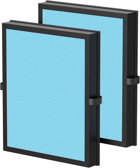 2-Pack Air Filter Compatible with MK-04 MG-04JH Air Puri-Fier, 4-Layers H13 Ture HEPA Filter Suitable for Dust, Pet Dander, Smoke, Pollen for Bedroom and Office- Standard Version