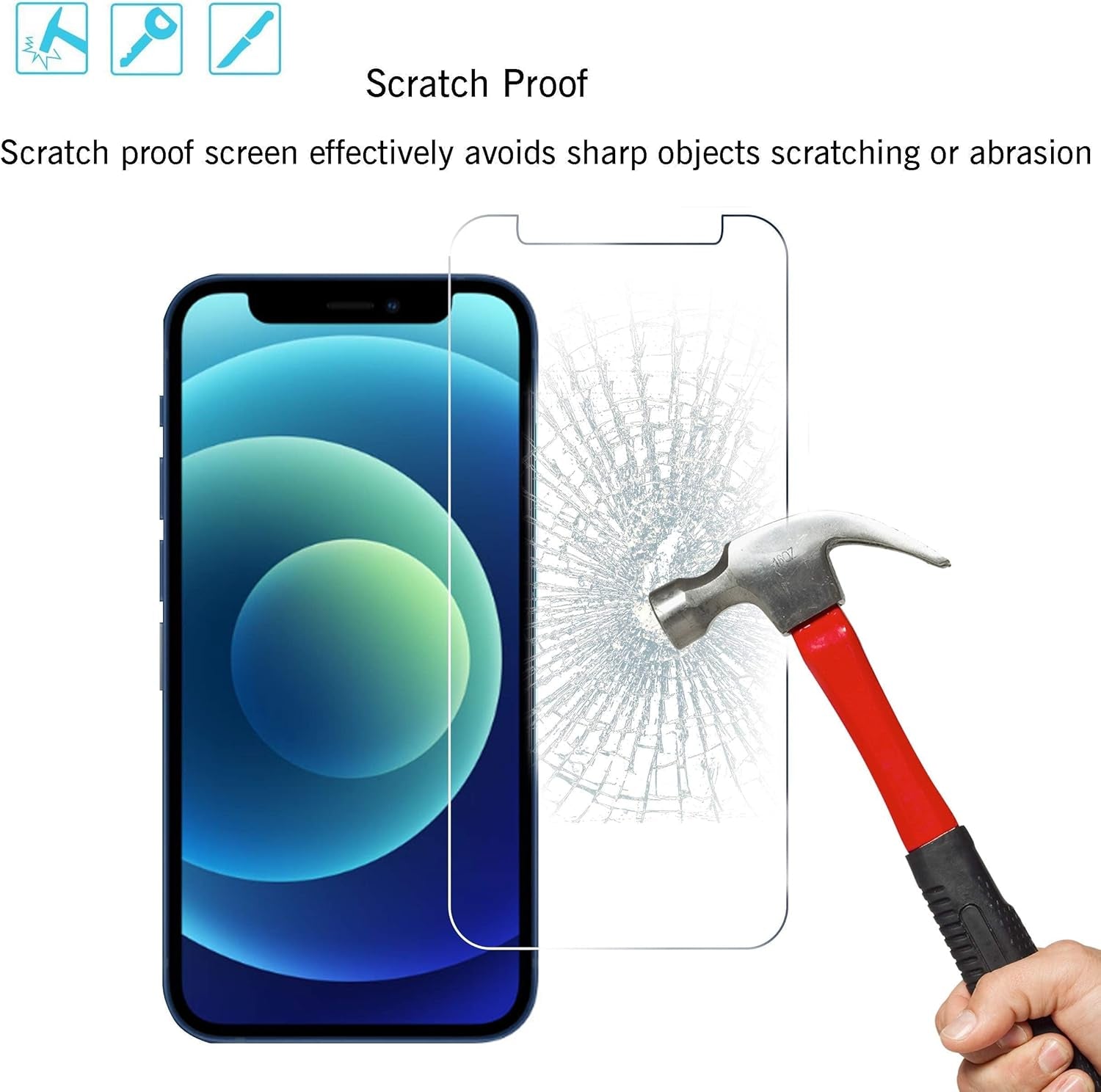 Glass Screen Protector Compatible for Iphone 12 Mini 2020 5.4 Inch 3 Pack Tempered Glass and Privacy Screen Protector Compatible for Iphone 12 Mini 2020 5.4 Inch 2 Pack anti Spy Tempered Glass