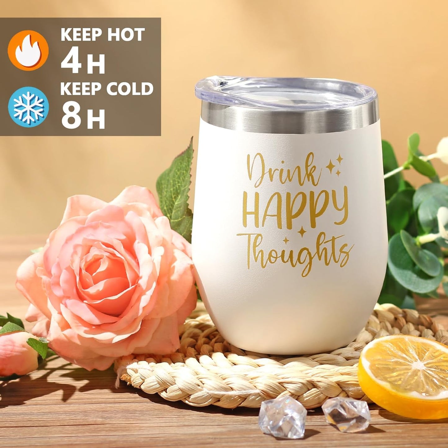 Birthday Gifts for Women Self Care Gifts Get Well Soon Gifts, Rose Relaxing Spa Gifts Basket Care Package W/ Luxury Flannel Blanket, Unique Mothers Day Gifts for Mom Her Friend Sister Wife Grandma