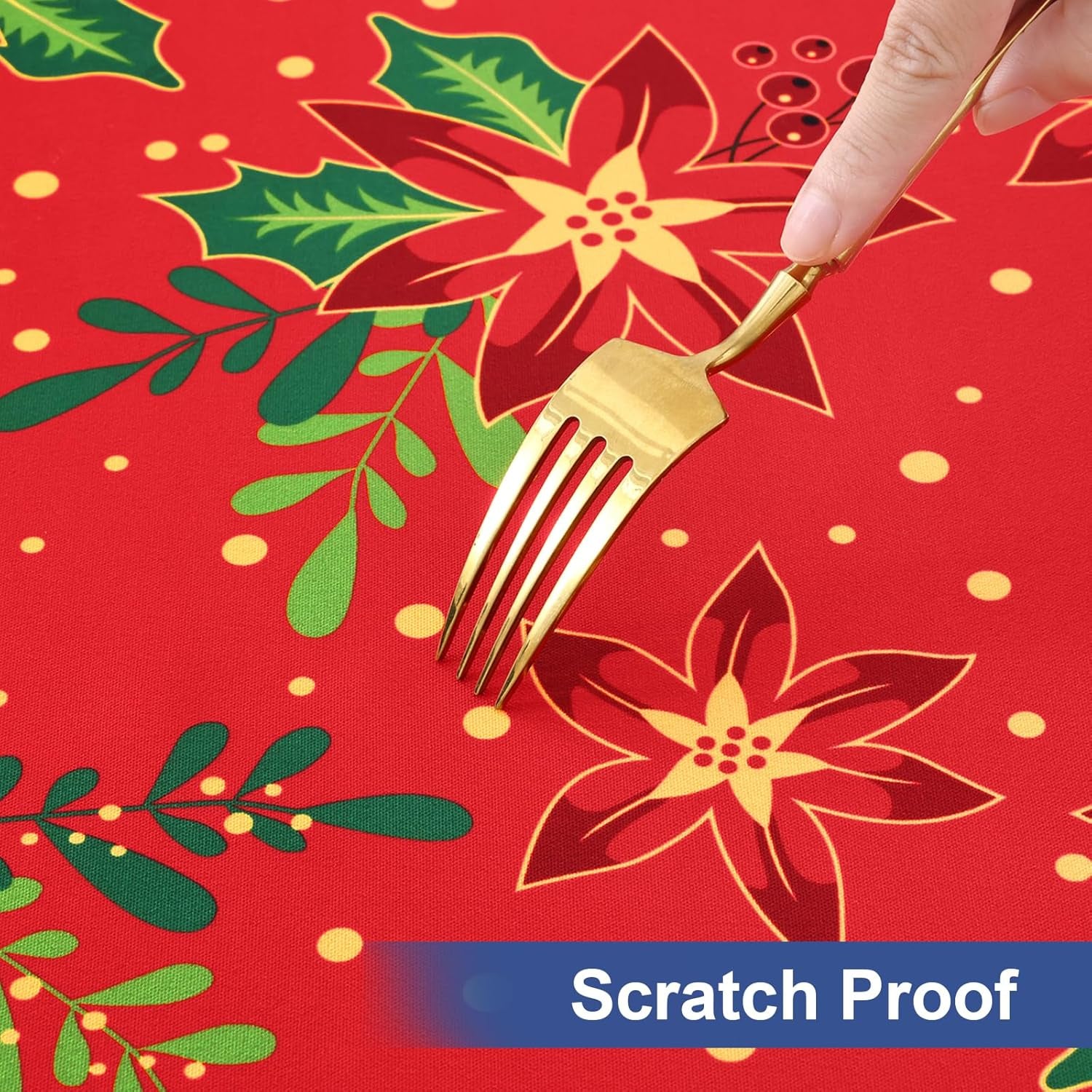 round Fabric Fitted Tablecloth, Elastic Waterproof Oil Proof Table Cloth, Washable Polyester Table Cover Fits 36"-44" round Tables for Outdoor Picnic Dinner, Flowers