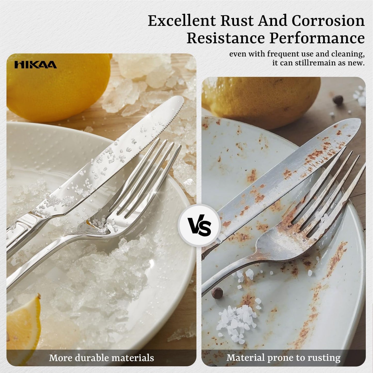 Premium Stainless Steel Flatware Set with Ergonomic Wide-Based Handles for Enhanced Comfort and Durability (40 Pieces)