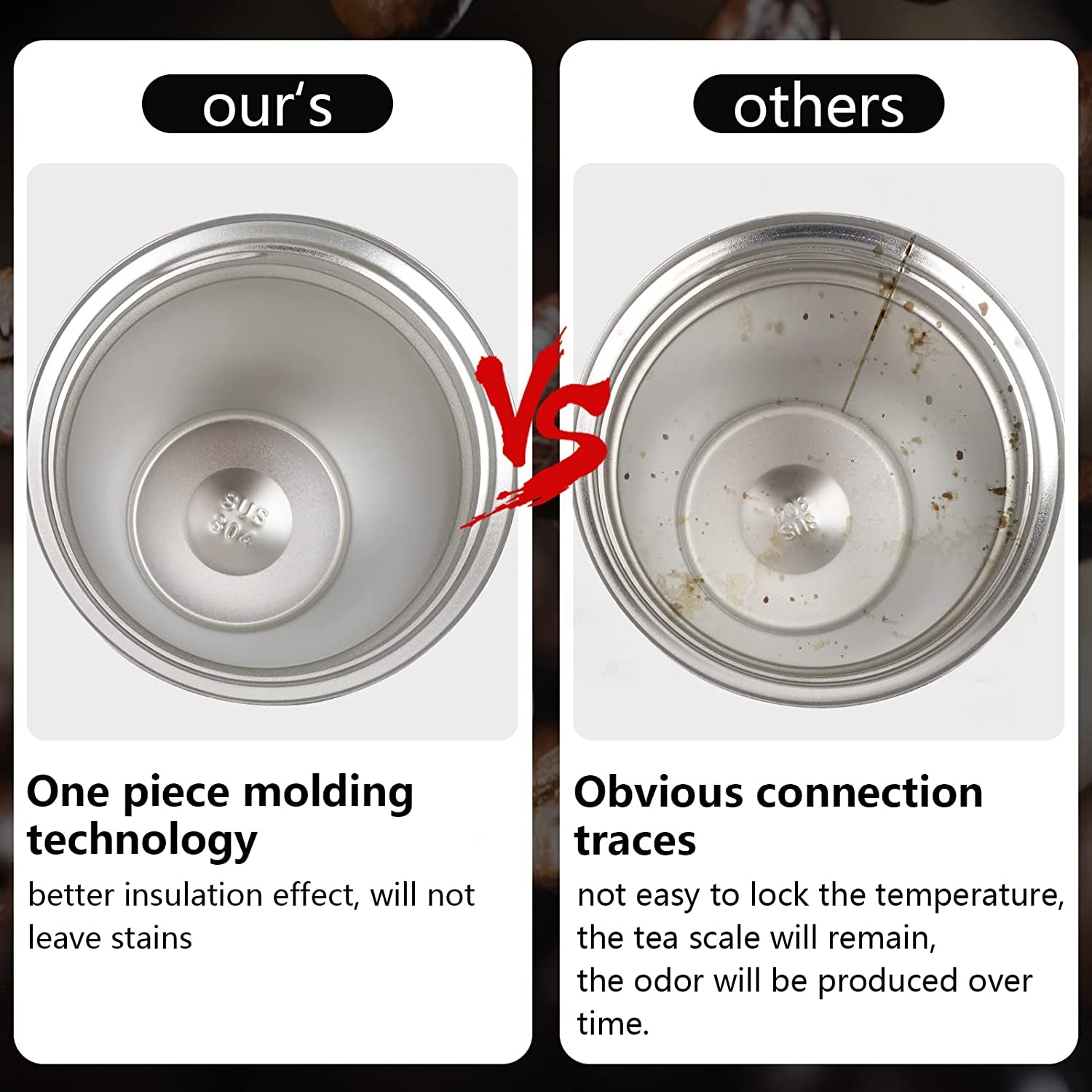 12 Oz Stainless Steel Vacuum Insulated Tumbler - Coffee Travel Mug Spill Proof with Lid - Coffee Cup for Keep Hot/Ice Coffee,Tea and Beer (Tibetan Blue)