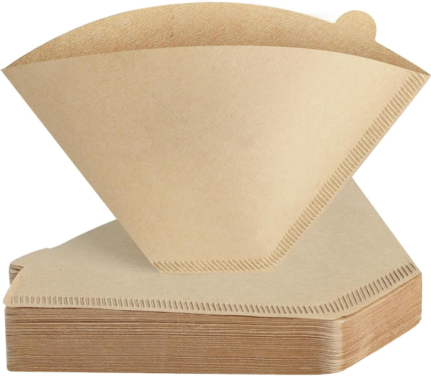 160 Count Cone Coffee Filters #4, Unbleached 04 Coffee Filters 8-12 Cup, Disposable Natural Paper Filters, No.4 Cone Filters for Ninja, Pour over and Drip Coffee Maker