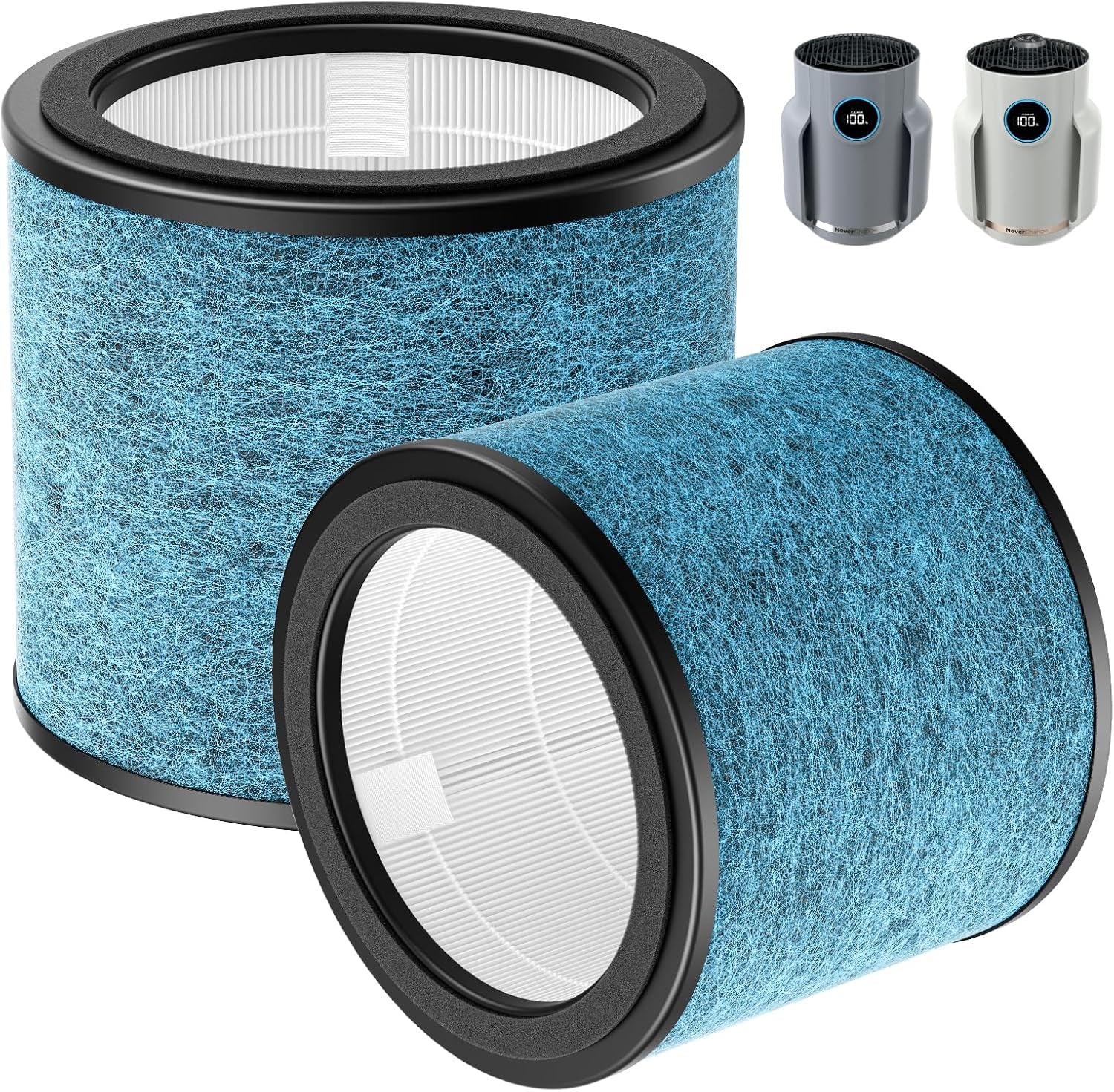 HP072 Replacement Filter for Shark Neverchange Compact Pro Air Purifier - Advanced HEPA Filtration for Pet Dander, Dust, Smoke, and Allergens, Coverage up to 250 Sq. Ft.