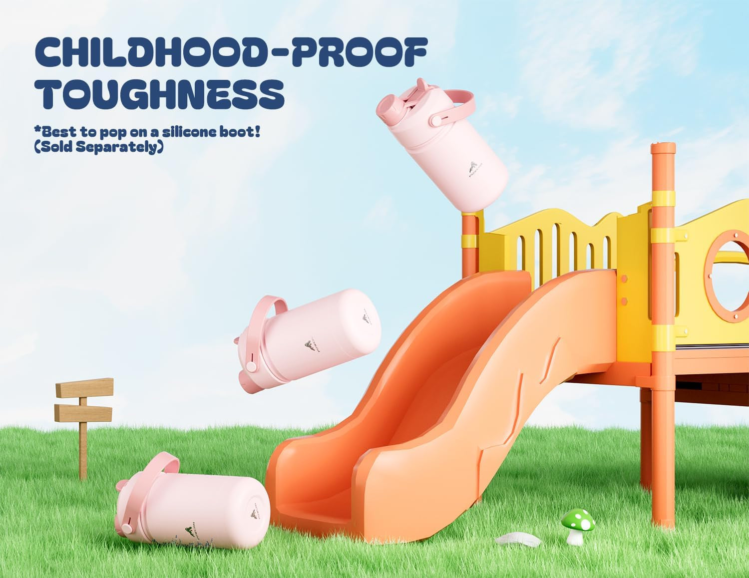 12 Oz Kids Insulated Water Bottle for School: 2-In-1 Straw Spout Lid, Leakproof, Bpa-Free, Keep Cold 24H, Insulated Stainless Steel Cup for Travel, Camping, Gift for Girls Daughters (Cotton Candy)