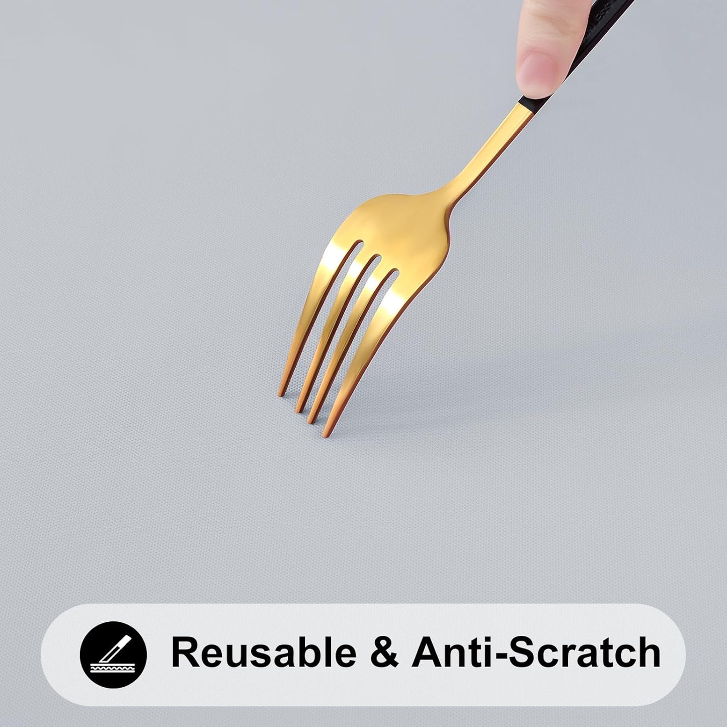 Elastic Fitted Flannel-Backed Vinyl Tablecloth for 6ft Folding Tables, Waterproof and Wipeable, Ideal for Indoor and Outdoor Use (Light Grey, 30" x 72")