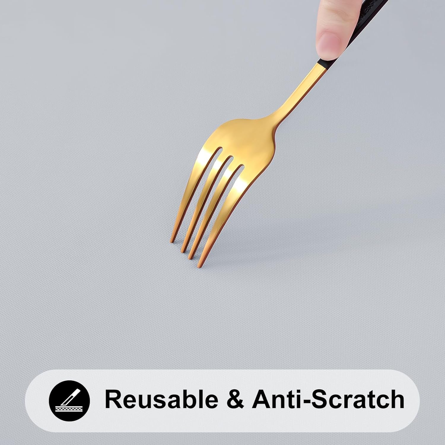 Elastic Fitted Flannel-Backed Vinyl Tablecloth for 6ft Folding Tables, Waterproof and Wipeable, Ideal for Indoor and Outdoor Use (Light Grey, 30" x 72")