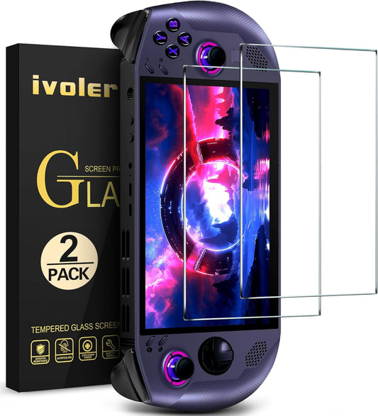 2 Pack Screen Protector for Lenovo Legion Go S Handheld 2025, Tempered Glass, 8 Inch Full Coverage, Transparent Ultra HD, Anti-Scratch, Anti-Fingerprint