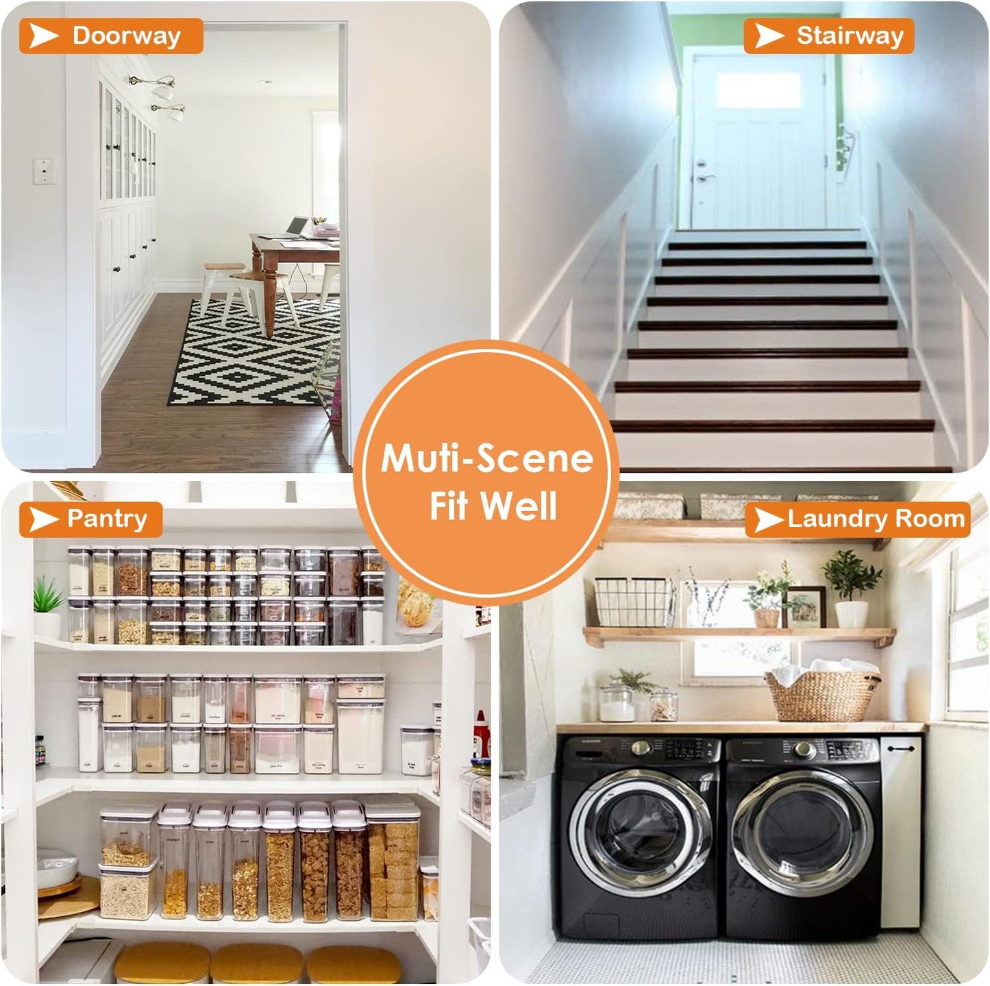 Blackout Door Curtains for Doorway Privacy, Grommet Closet Curtains for Bedroom Closet Door, Thermal Insulated Temporary Doorway Cover Room Divider Drapes (1 Panel, Dark Grey, 34 X 80 Inch)