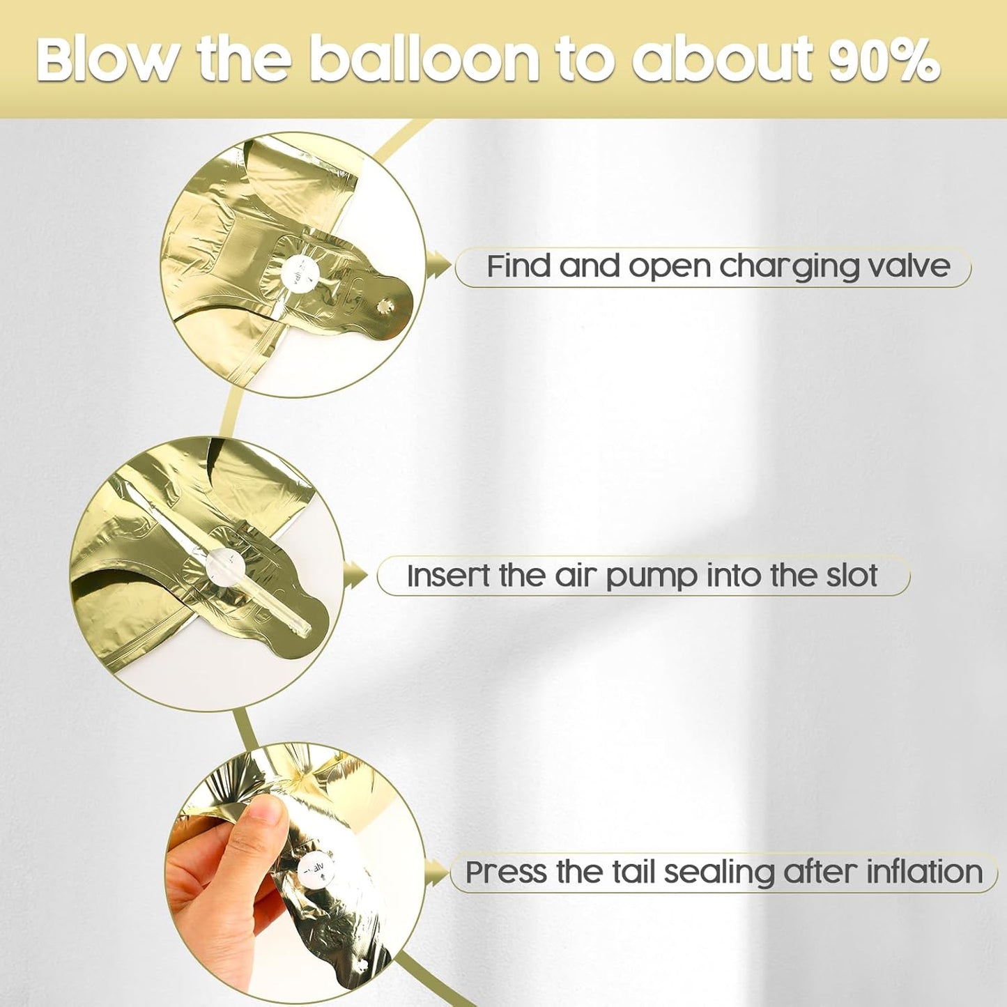 1 Balloon - Champagne Gold Birthday Number Balloons, 40 Inch Large Foil Balloons for Men Women Boys Girls Champagne Gold Themed Birthday Decorations