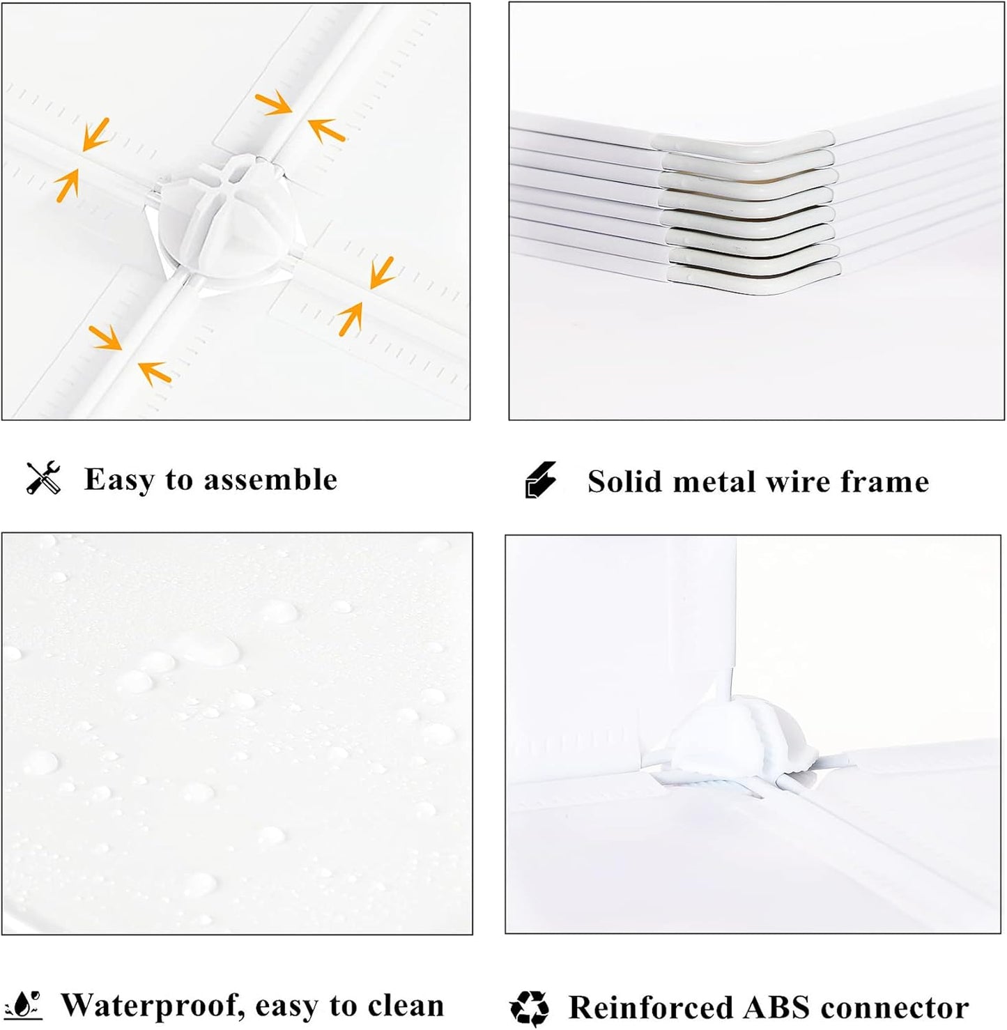 Cube Storage Organizer Closet Storage 12 Cube Shelves, Large and Small Cubes, DIY Portable Closet Clothes Storage Shelfs for Home, Bedroom, White