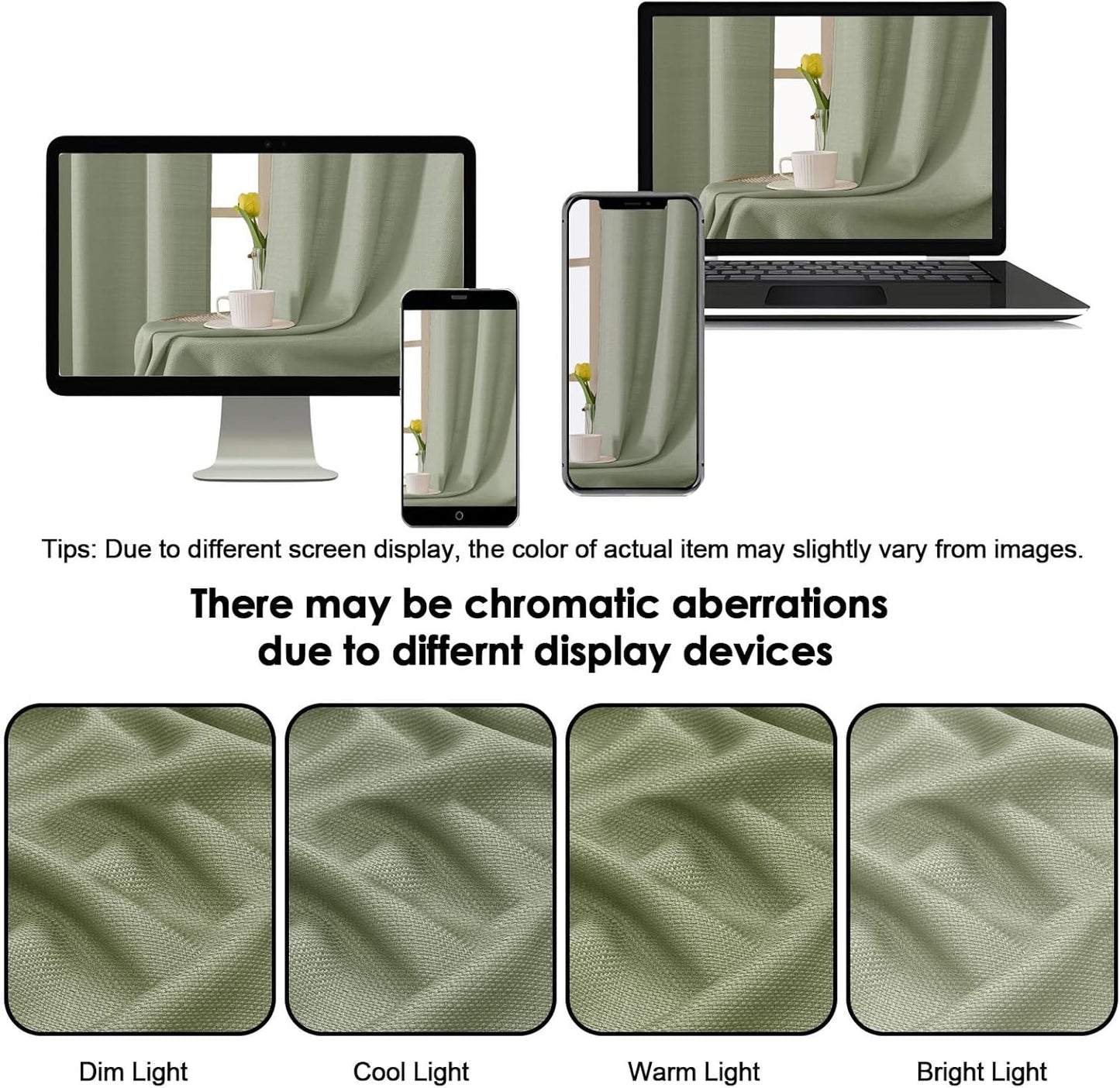 Bob 2 Panels Sage Green Kitchen Curtains Sets for Windows 36 Inch Length, Faux Linen Textured Short Cafe Curtains Tiers for Kitchen, Rod Pocket Small Window Drapes for Bathroom, 30Wx36L Inch