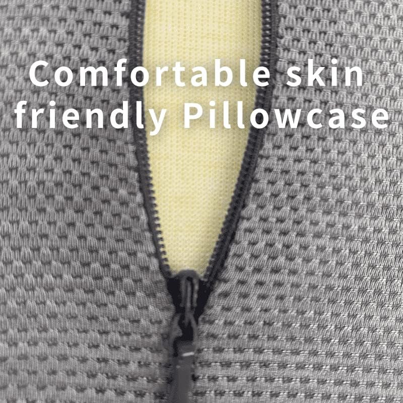 Neck Support Pillow - Cervical Traction Device for Neck Pain Relief and Muscle Therapy - Memory Foam Neck Roll Pillow for Shoulder Pain Relaxation