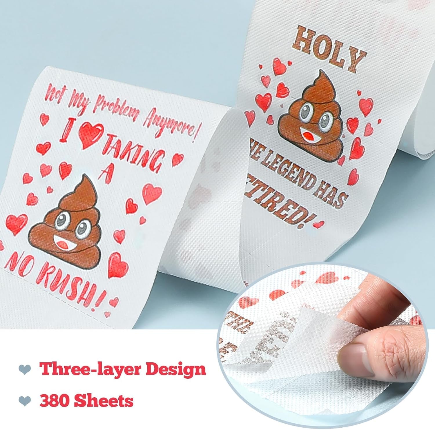 Funny & Unique Retirement Gifts for Women Men - Retirement Toilet Roll Paper - Perfect Retired Gift Ideas, Retirement Party Decorations Supplies for Him Her Male Female Friends Coworker Guy Family