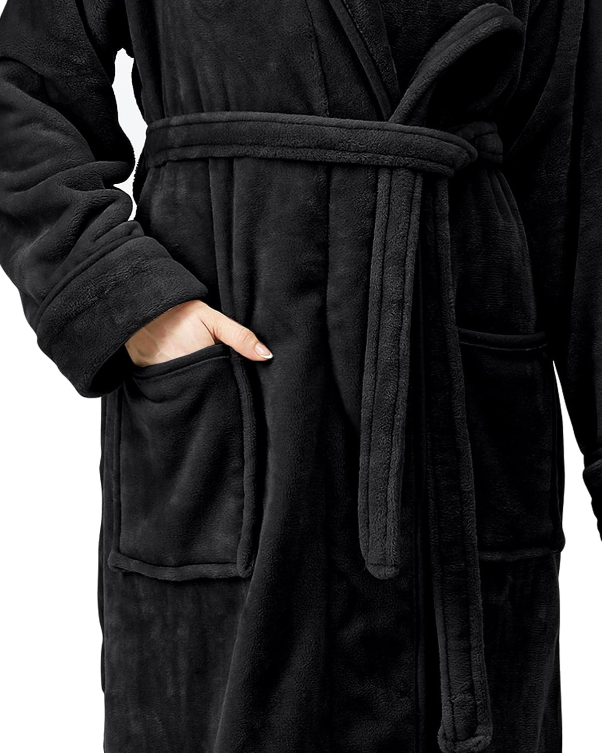 Womens Women Women'S Shawl Collar Bathrobe