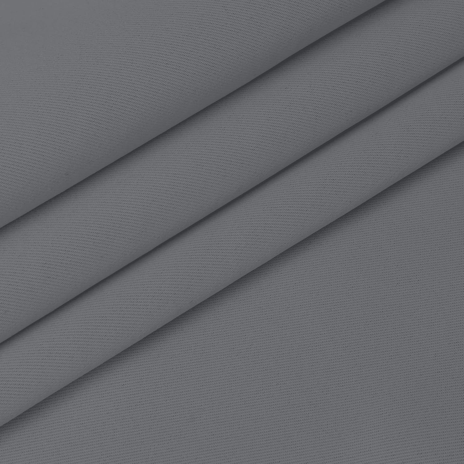 Blackout Door Curtains, Rod Pocket Privacy Light Filtering Sidelight Curtains French Door Curtains with Tieback, 1 Panel, 25X40 Inch, Gray