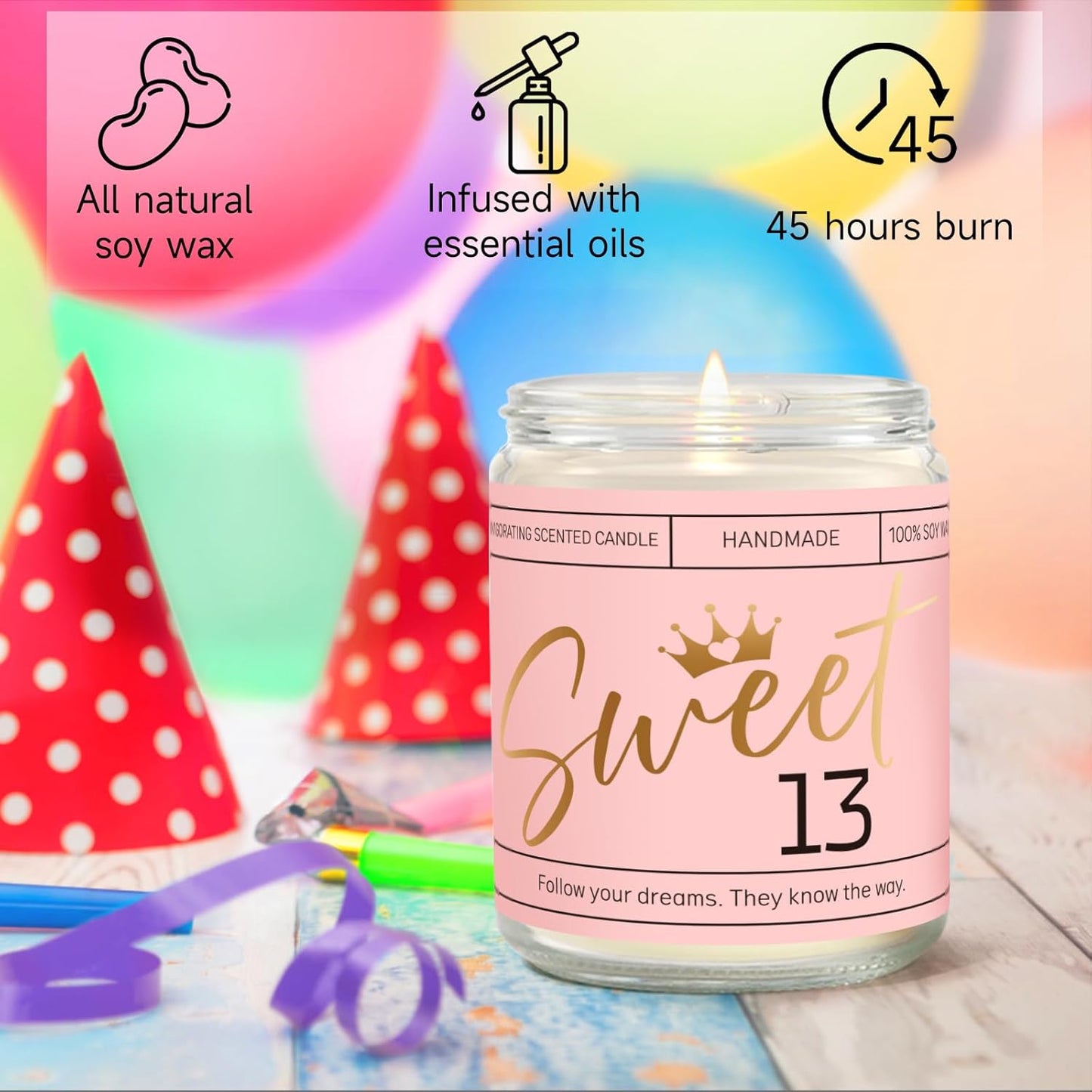 13Th Birthday Gifts for Girls, Happy 13Th Birthday Gift Ideas, Unique 13Th Birthday Gifts for Daughter, Niece, Granddaughter, 13Th Birthday Gifts for Her, Official Teenager Birthday Gifts
