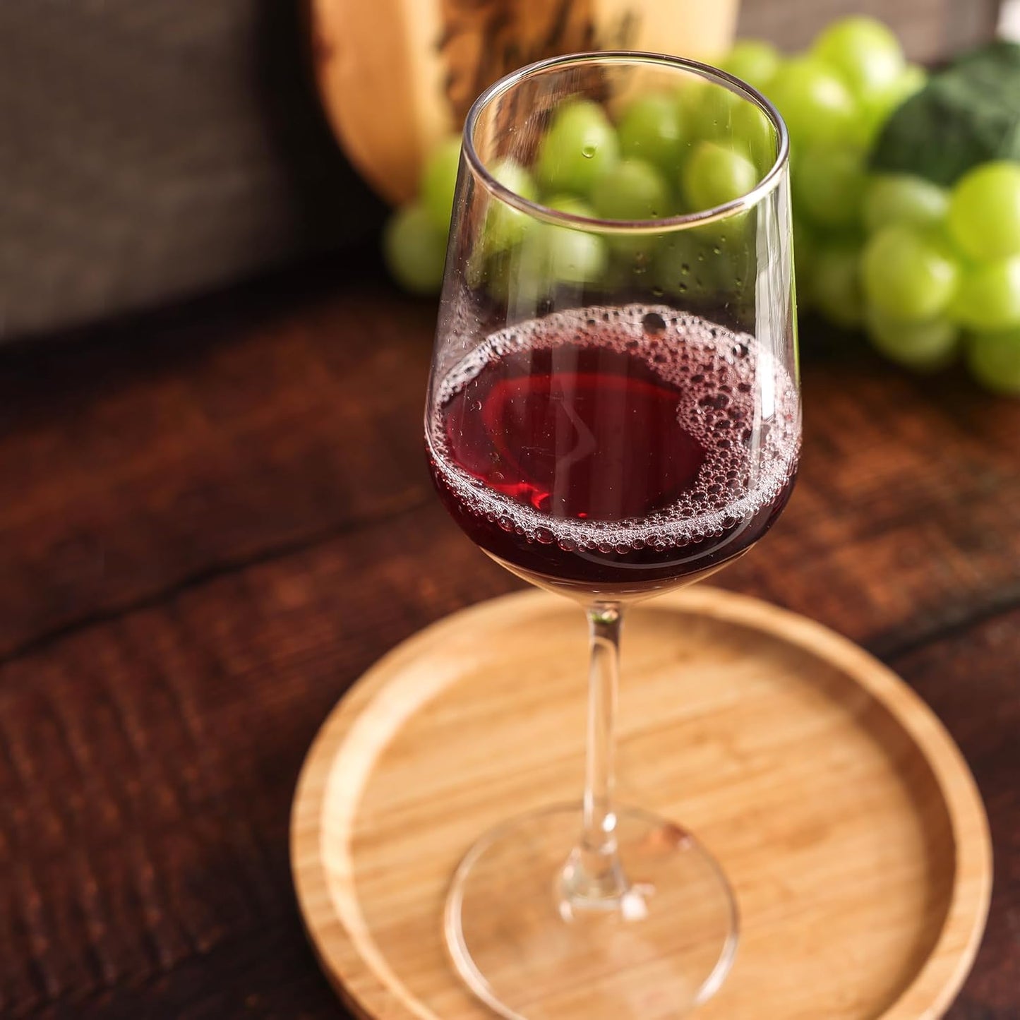 Set of 8 Red Bordeaux Wine Glasses - 17 Oz Ideal for Weddings and Housewarming Gifts