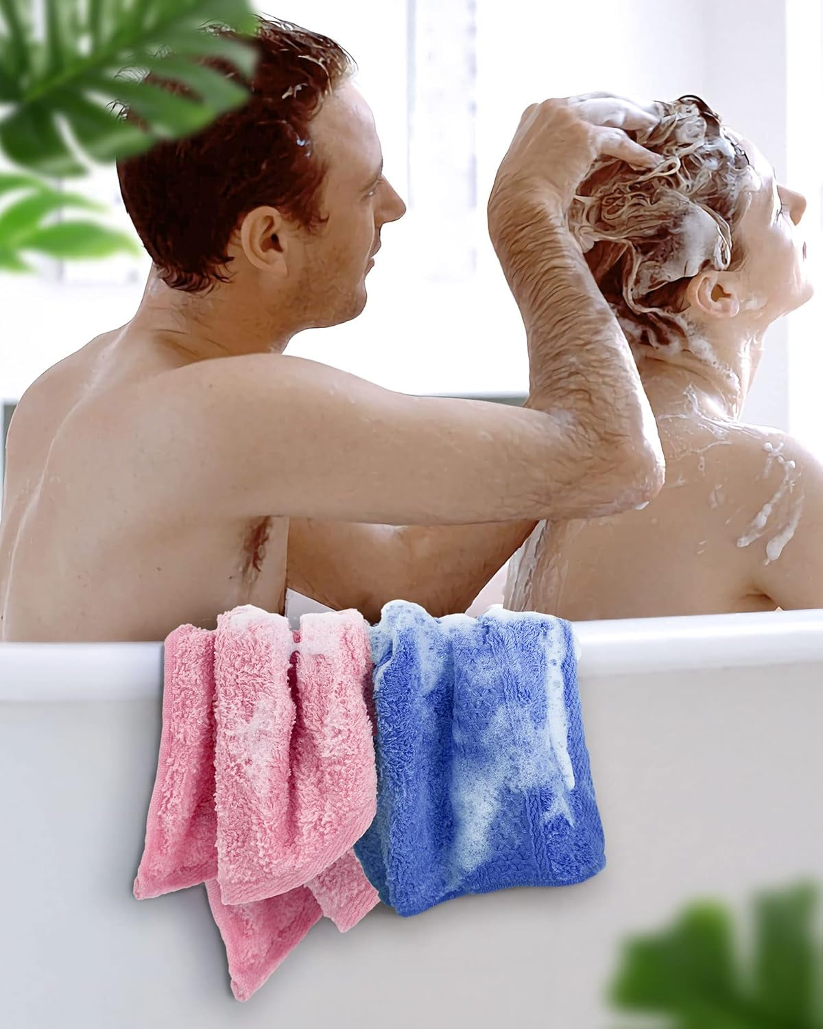 Wash Cloths for Your Body 24-Pack Washcloths Soft Cotton Face Cloths, Large Shower Wash Cloth Set (8 Colors 13” X 13”) 100% Cotton Small Towels for Bathrooms and Guestroom