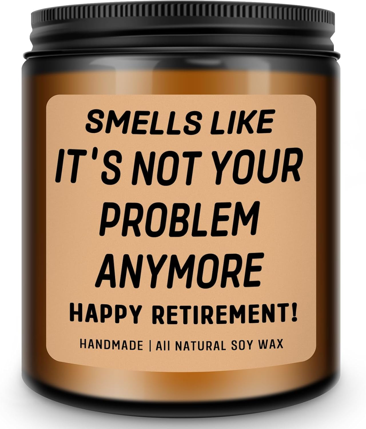 Retirement Gift for Woman, Men, 2025 Funny Retirement Gifts for Women, Men, Friends, Work Bestie, Teachers, Coworkers, Happy Funny Retired Candle Gifts