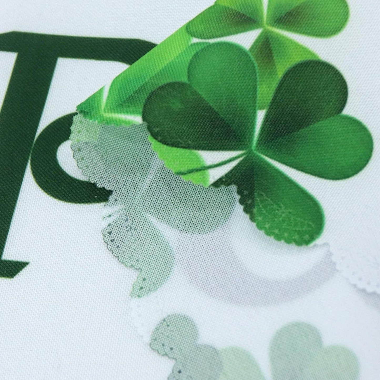 St Patricks Day Table Runner - 14 X 72 Inches Green Kitchen Shamrock Table Runner for Party/Farmhouse/Home Decoration/Holiday/Dinning Table, 1 Piece