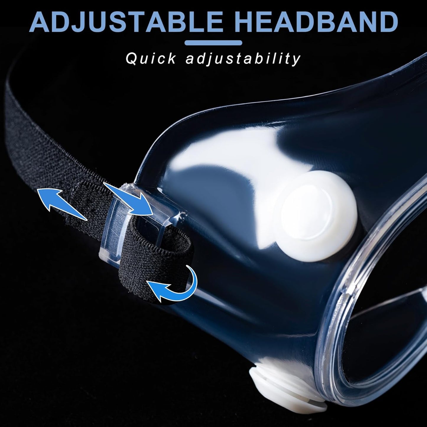 2-Pack Professional Anti-Fog Safety Goggles for Laboratory, Construction, and Industrial Use