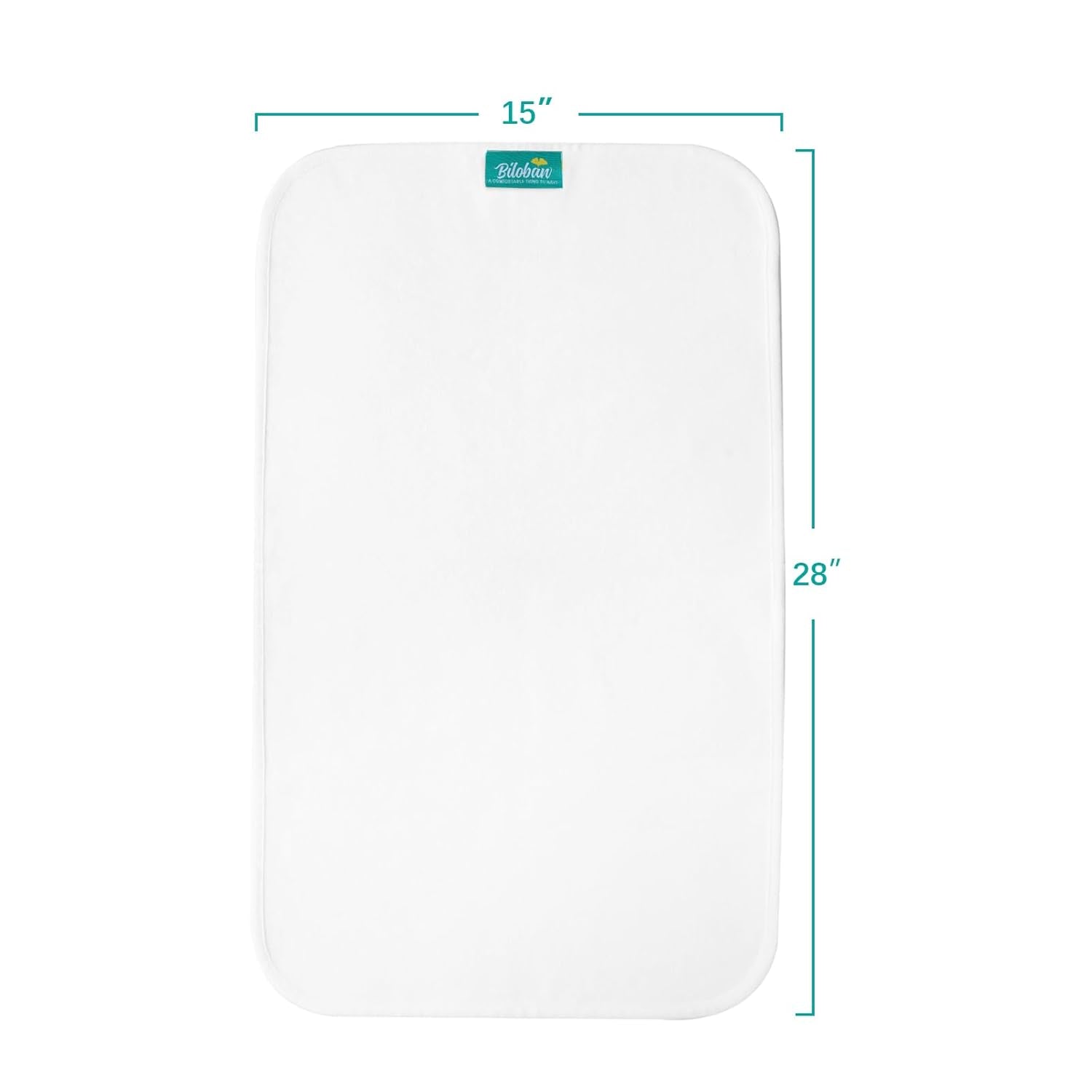 Changing Pad Liner 5 Count Waterproof Baby Diaper Changing Pad Cover 28" X 15" Larger Cotton Flannel Absorbent & Skin-Friendly Portable Changing Pad Liners (Solid Improved Thickness)