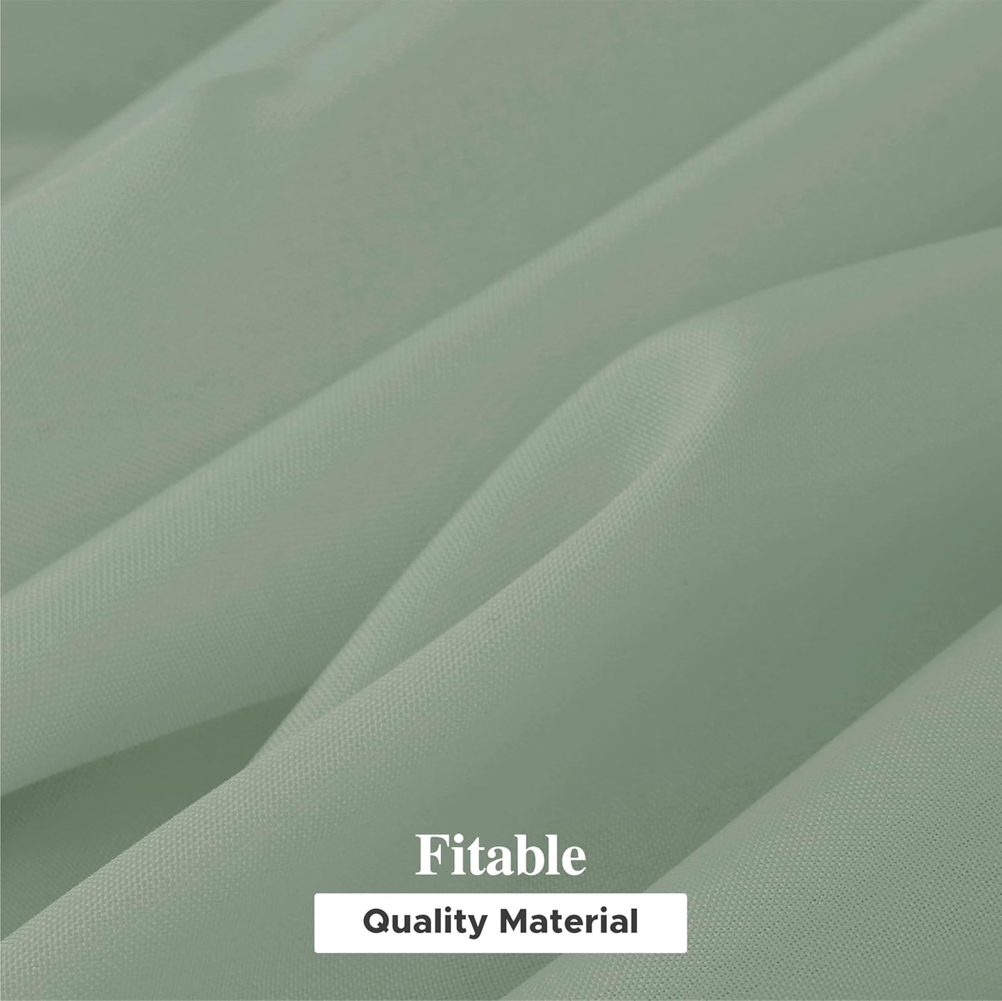 Sage Green Rectangle Tablecloths - 6 Pack, 70 x 120 Inches - Wrinkle and Stain Resistant Polyester Covers for Weddings, Parties, Banquets, and Formal Events