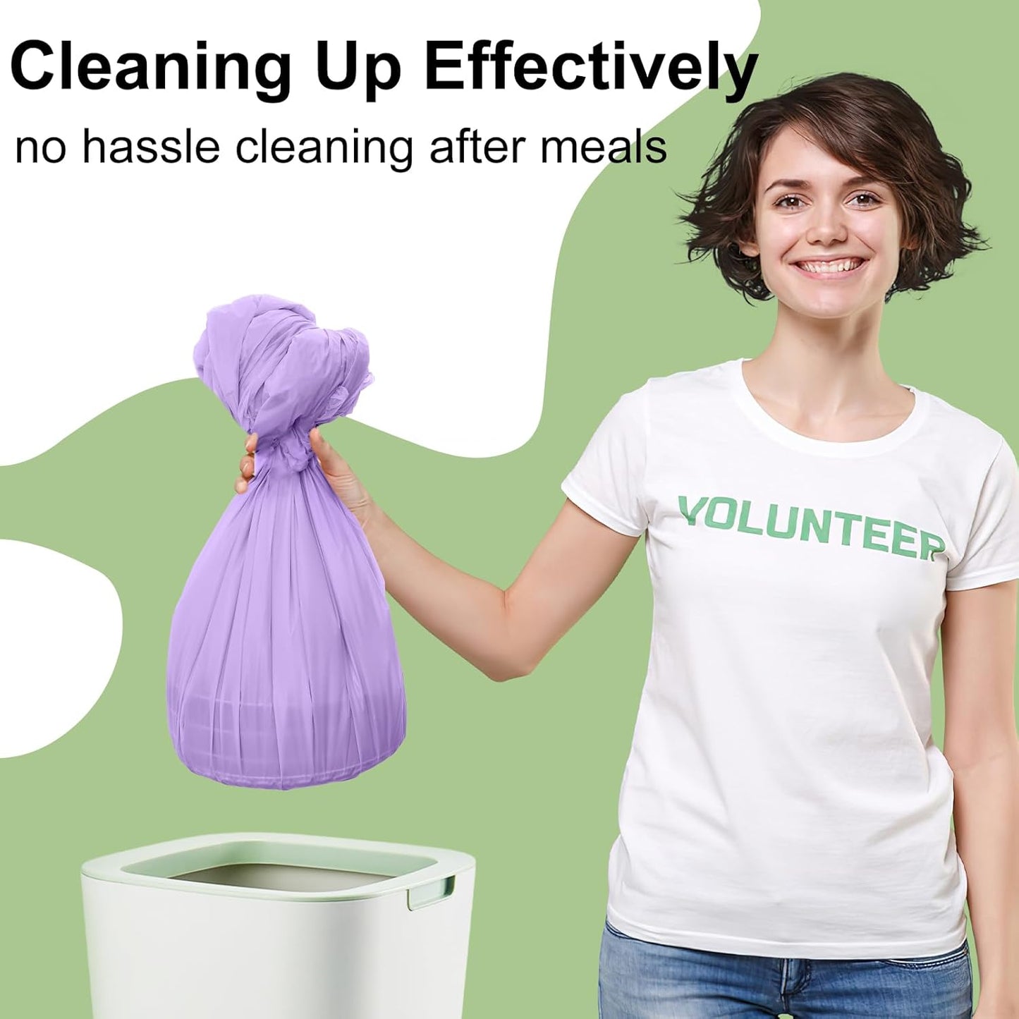 6 Packs Disposable Plastic Table Cloth, 54 X 108 Inch Waterproof Rectangle Tablecloth, Leakproof & Sturdy Decorative Table Covers for Picnic, Party and Outdoor, Lavender