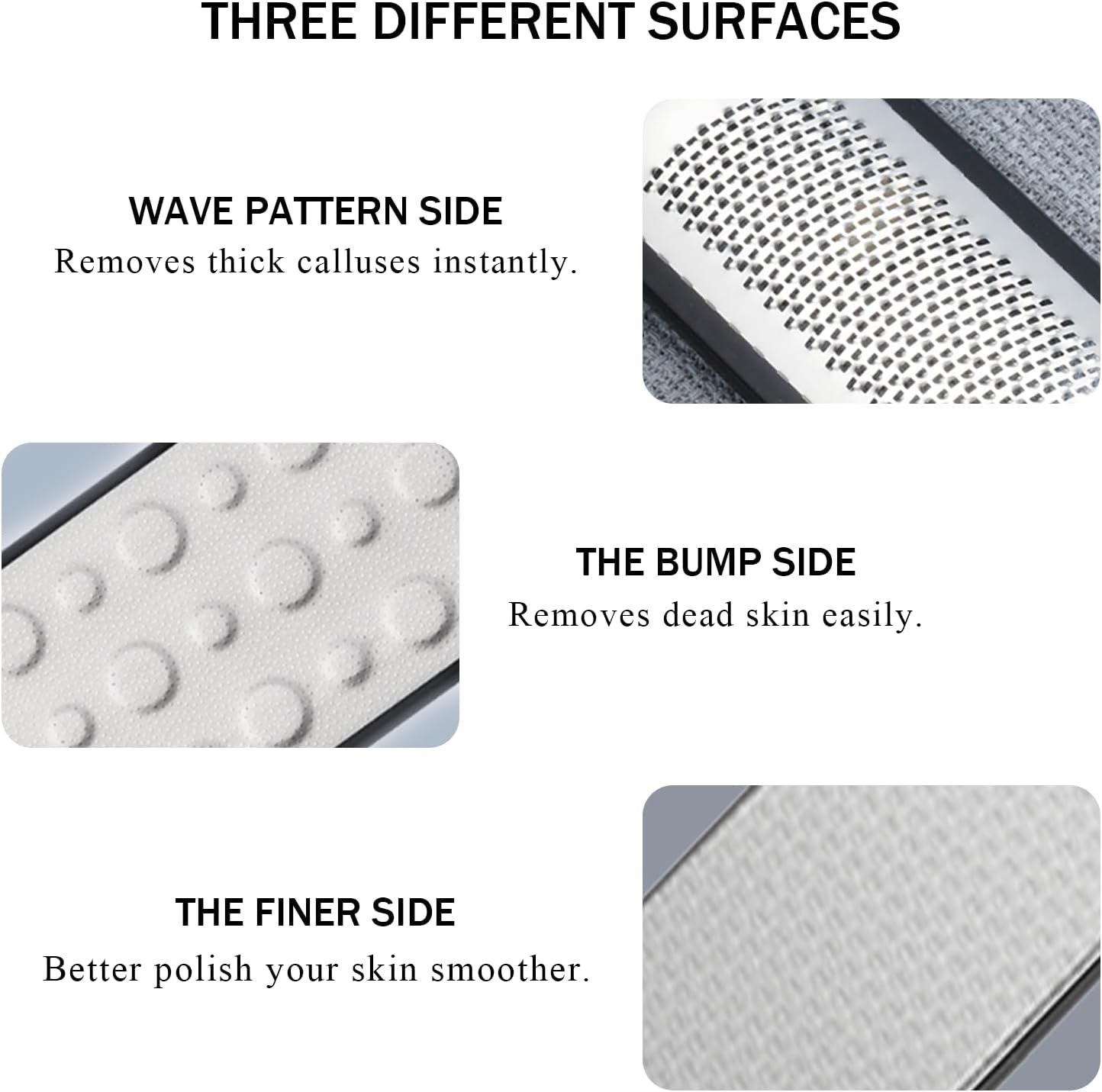 Callus Remover for Feet 2 Pack Colossal Foot Files Kit Foot Scrubber Foot Rasp Premium Stainless Steel Foot Files for Professional Foot Care