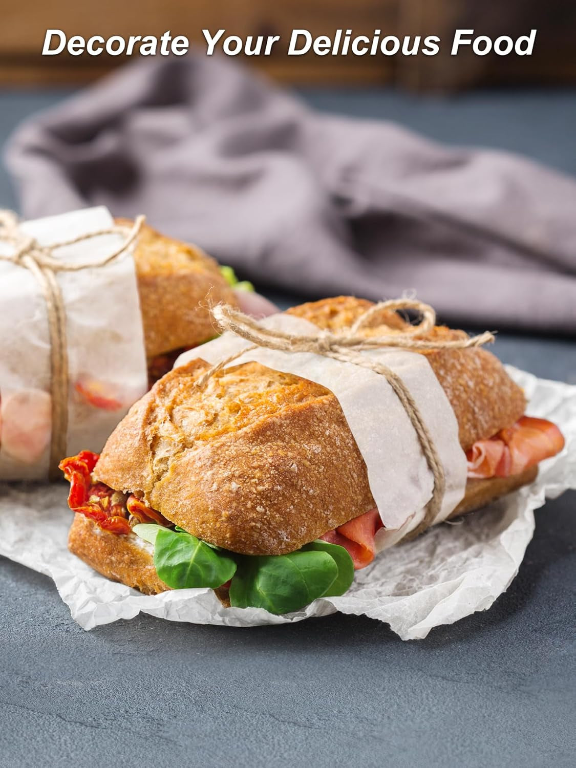 6 X 6 Inches Wax Paper for Food, 400 Pcs Non-Stick Hamburger Patty Paper, Square Sandwich Separators Wrapping Paper, for Lunch, Restaurants, Barbecues, Picnics, Parties, White