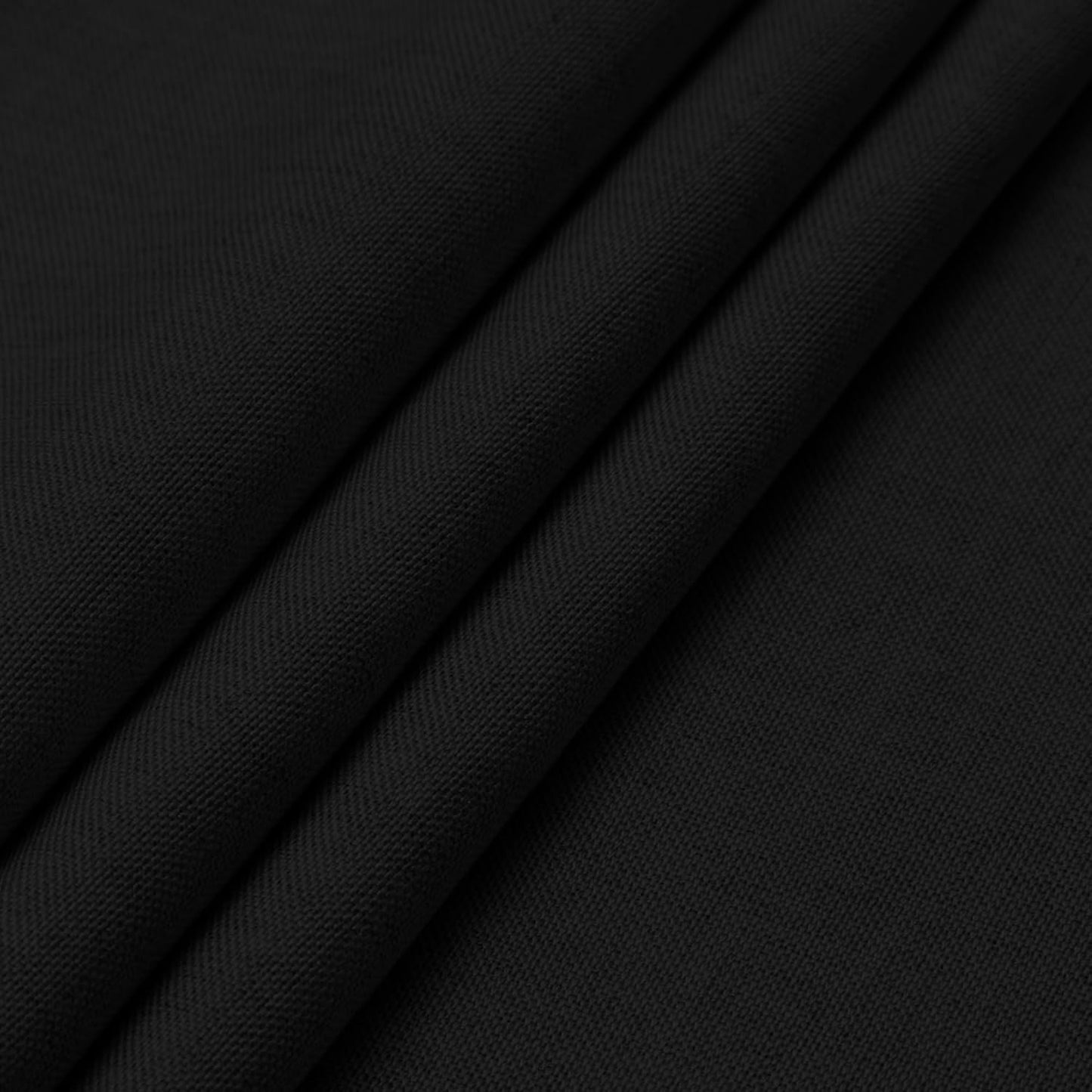 Faux Linen Waterproof Spill-Proof Tablecloth Stain Resistant round Table Cloth Wrinkle Free Decorative Fabric for Kitchen, Dining, Party, Weddings, Restaurants (70 In-Round, Black)