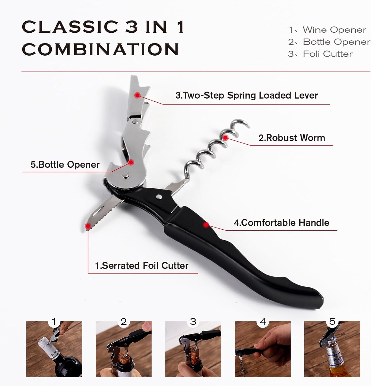 5 Pack Jar Opener for Seniors with Arthritis, Easy Twist Lid Opener Jar Opener for Opening Jars with 2 PCS Rubber Jar Gripper, Multi Can Openers Prime for Seniors with Arthritis