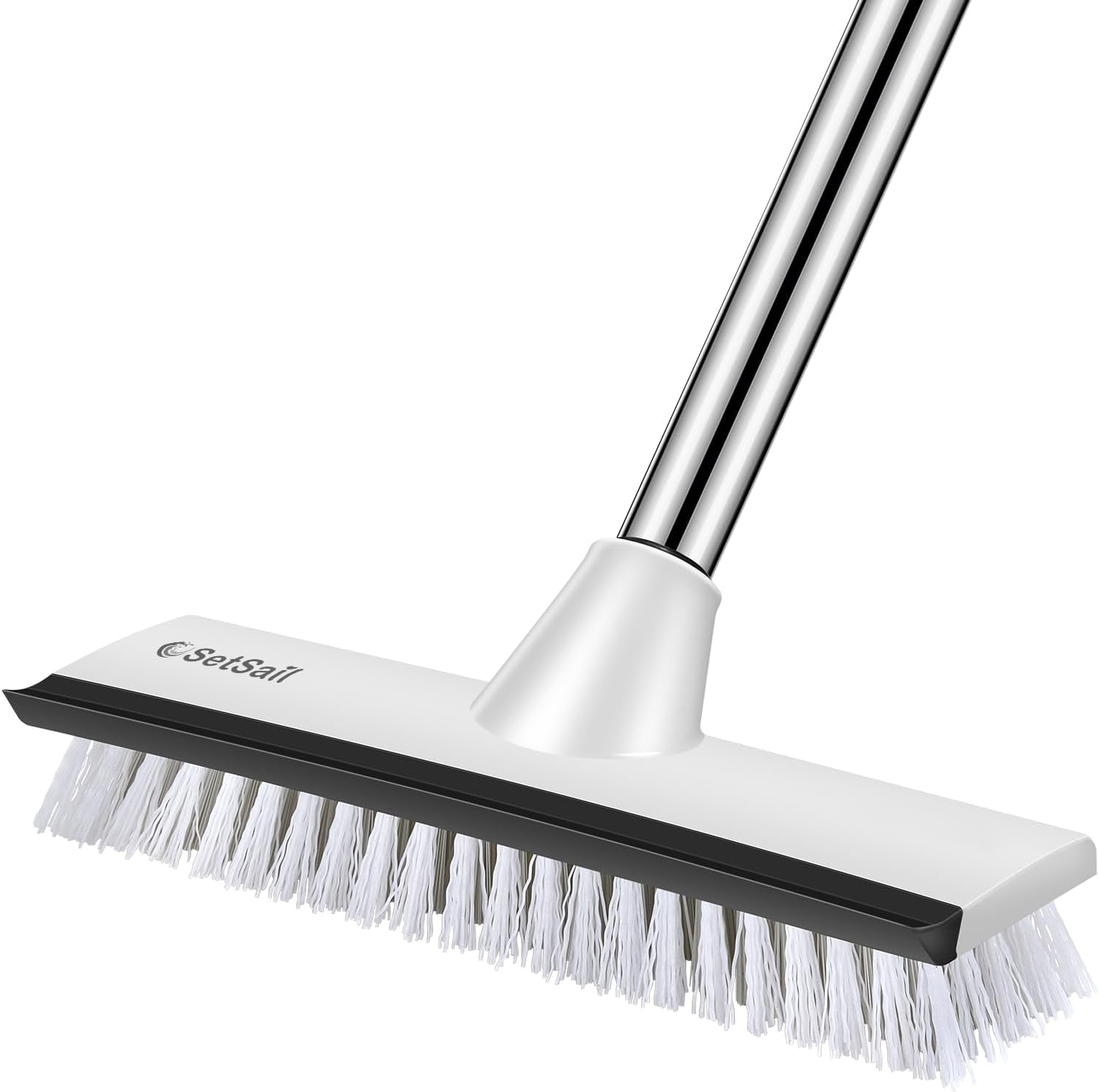 Toilet Brush and Holder & Floor Scrub Brush for Cleaning Shower Bathroom