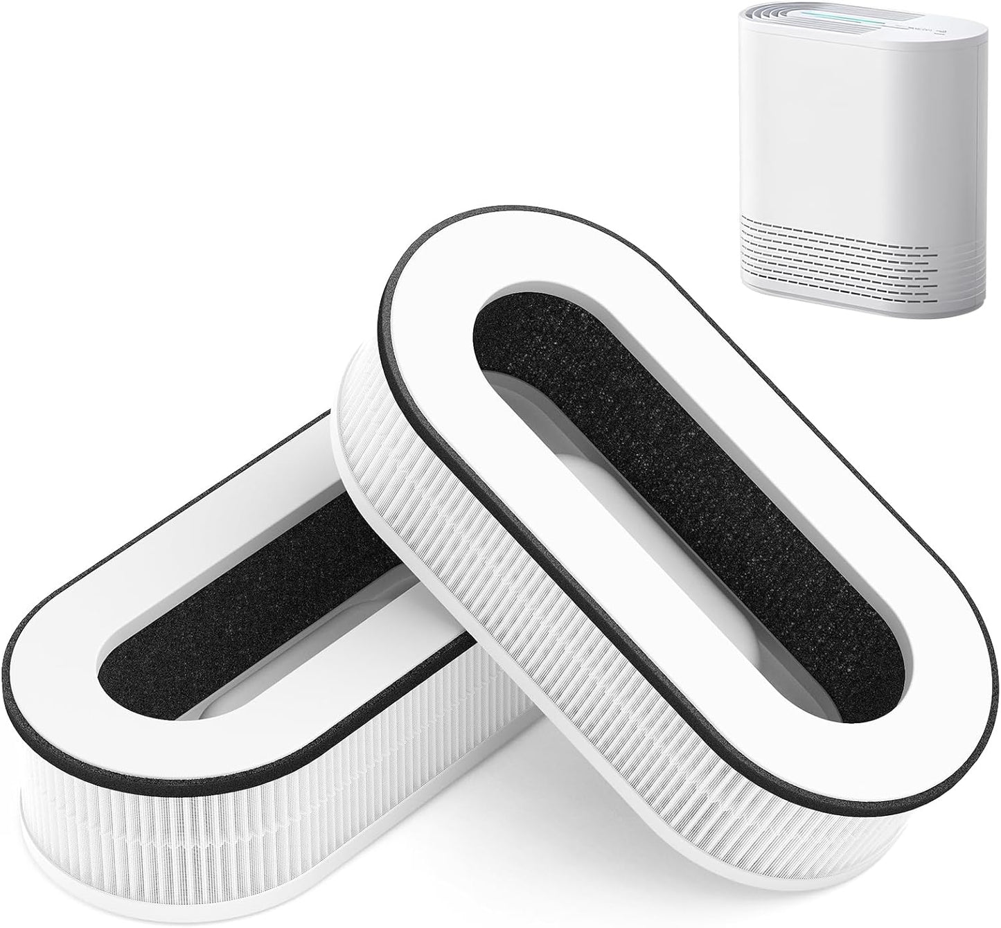 RP-AP068 Replacement Filter for RENPHO RP-AP068 Air Purifiers - 3-in-1 H13 Grade True HEPA Filters, Pack of 2